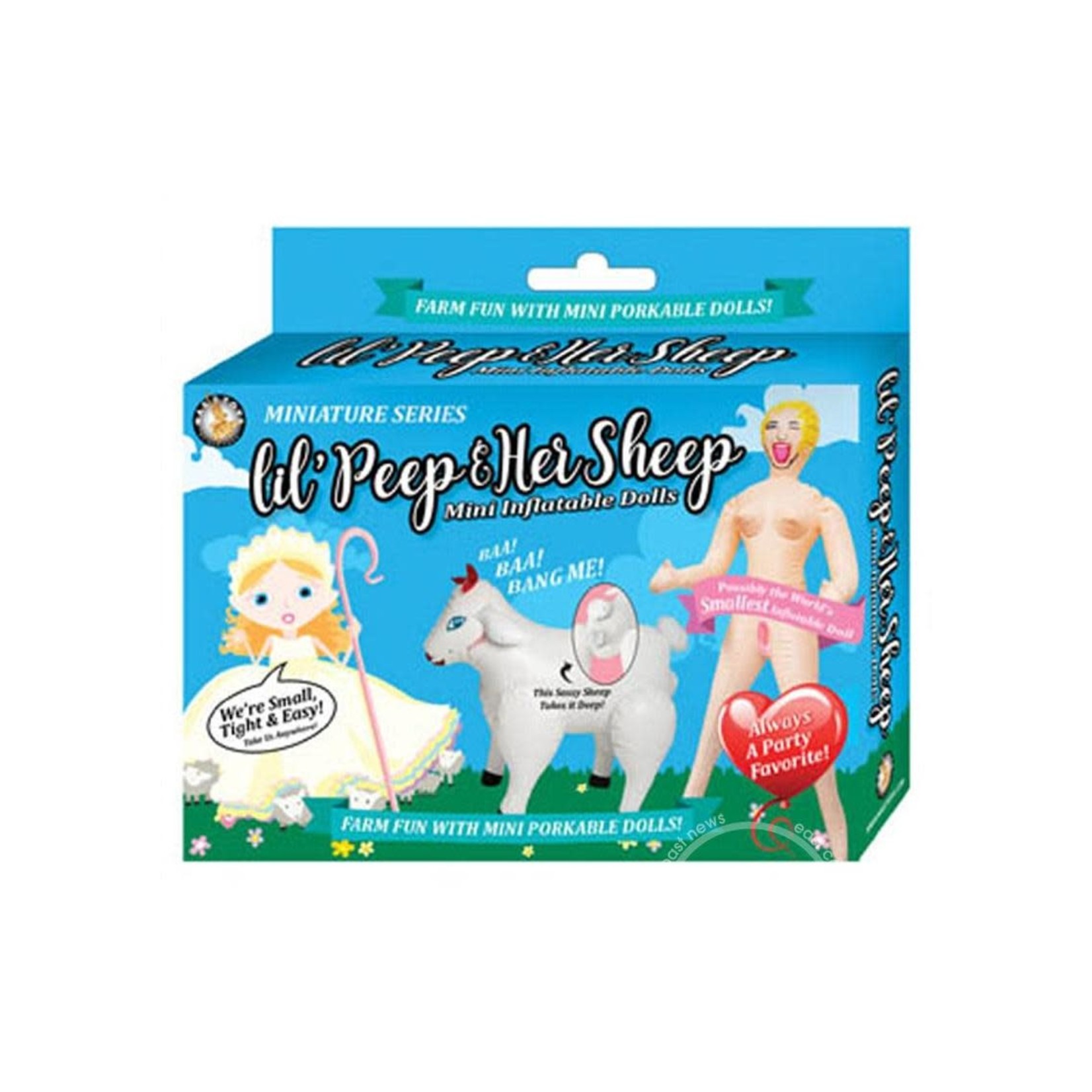 Miniature Series Lil' Peep & Her Sheep Mini Inflatable Dolls - Vanilla