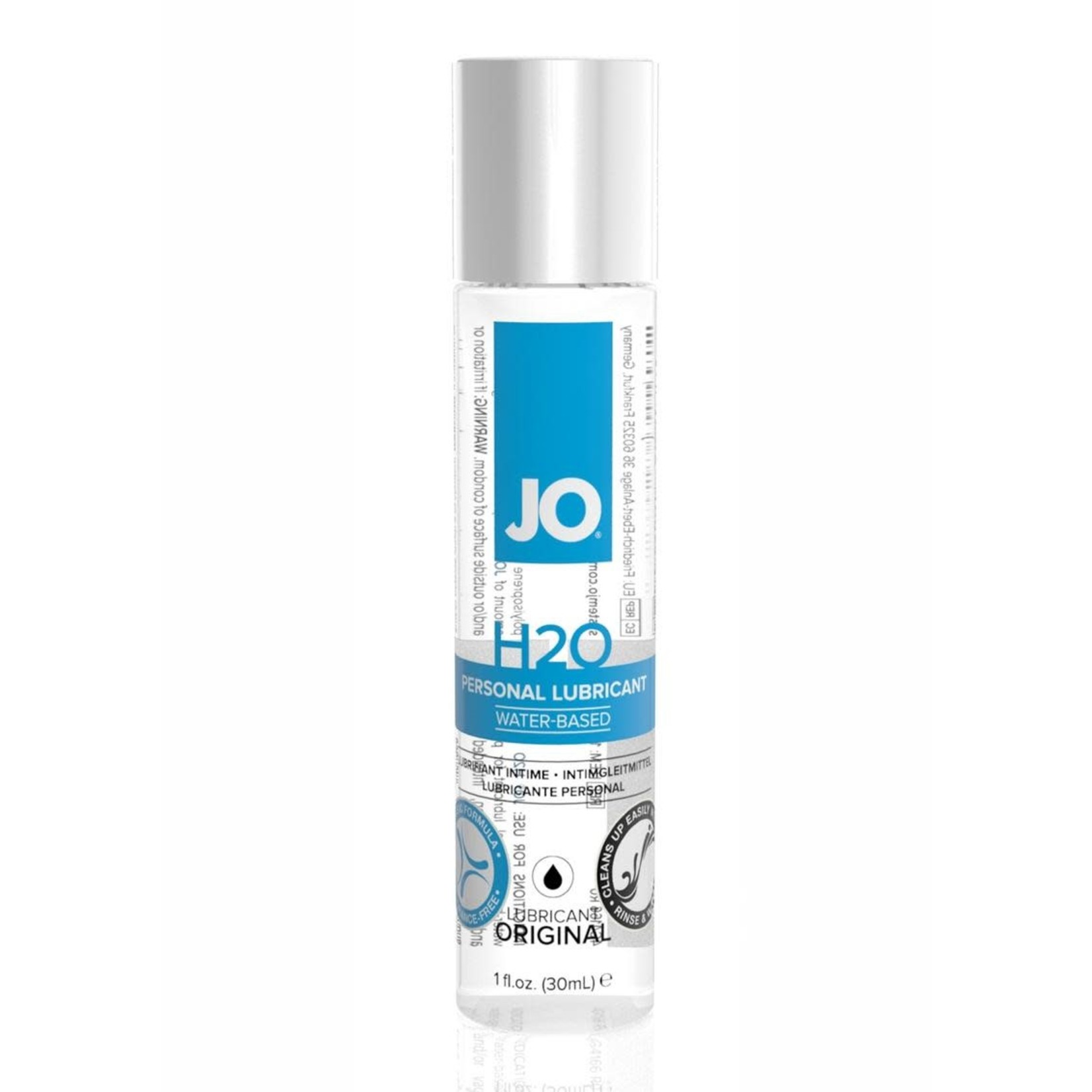 Jo H2O Water Based Personal Lubricant Original 1 Ounce