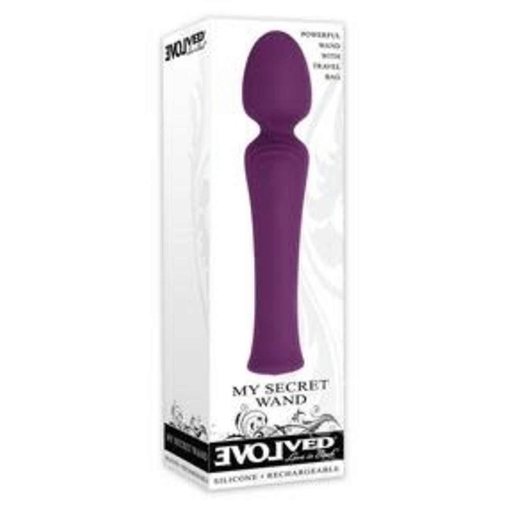 My Secret Wand Rechargeable Silicone Wand Massager - Purple