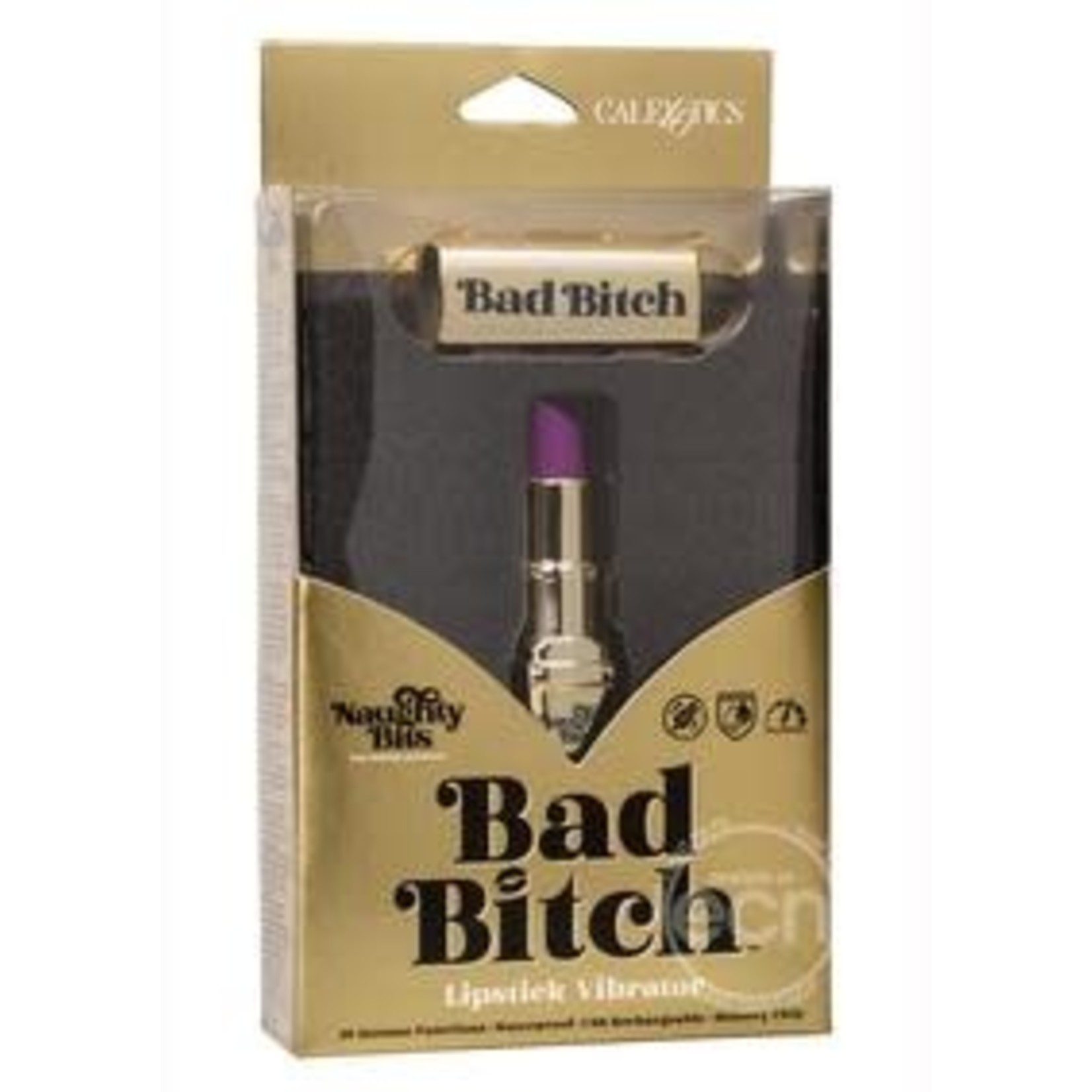 Naughty Bits Bad Bitch Lipstick Bullet Vibrator - Purple