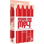 The 9's Make Me Melt Drip Candles-Red Hot (4-Pack)