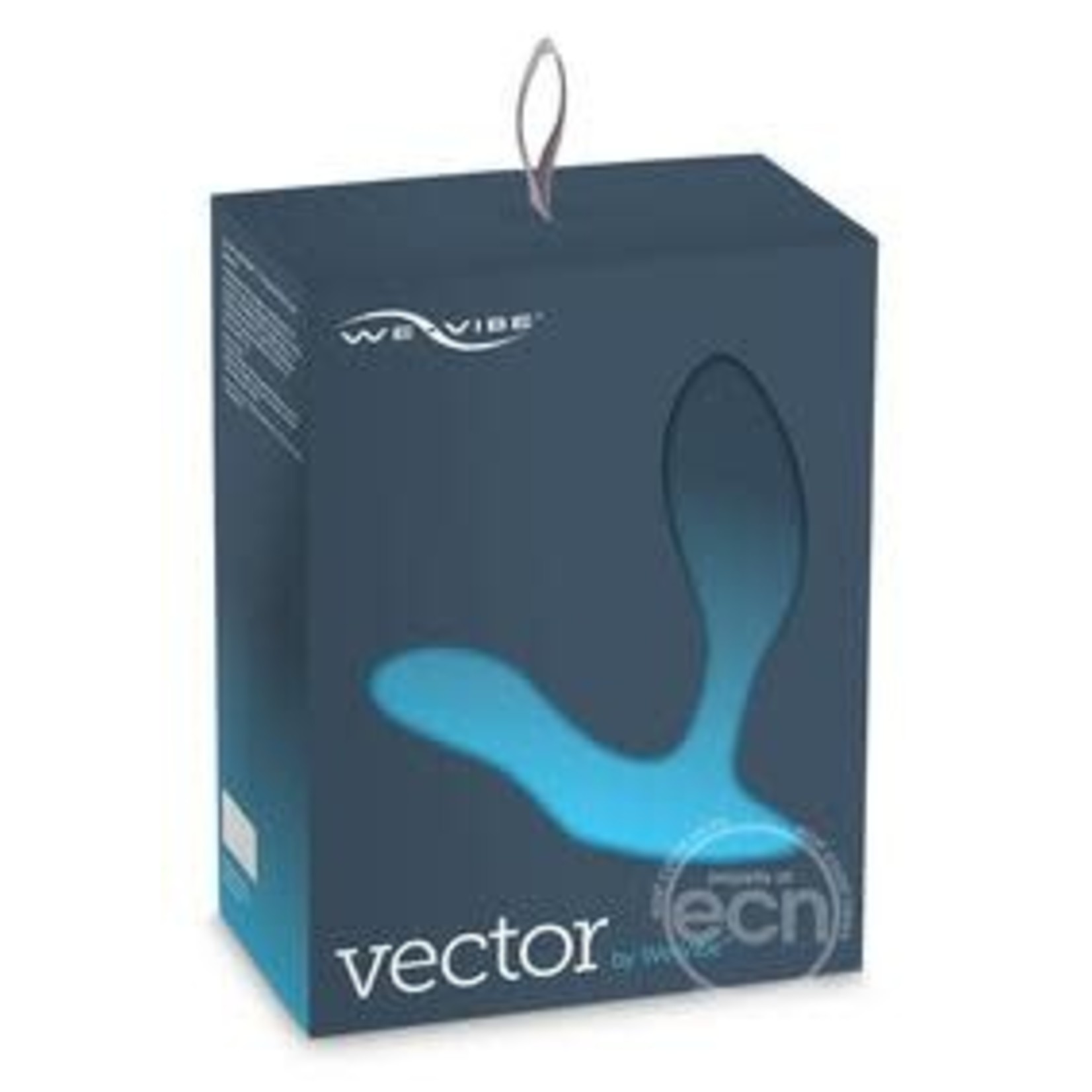 We-Vibe Vector Rechargeable Silicone Vibrating Prostate Massager with Remote Control - Slate