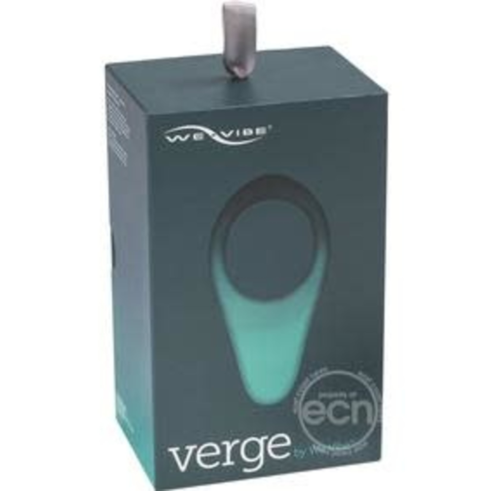 We-Vibe Verge Rechargeable Silicone Vibrating Perineum Cock Ring - Slate