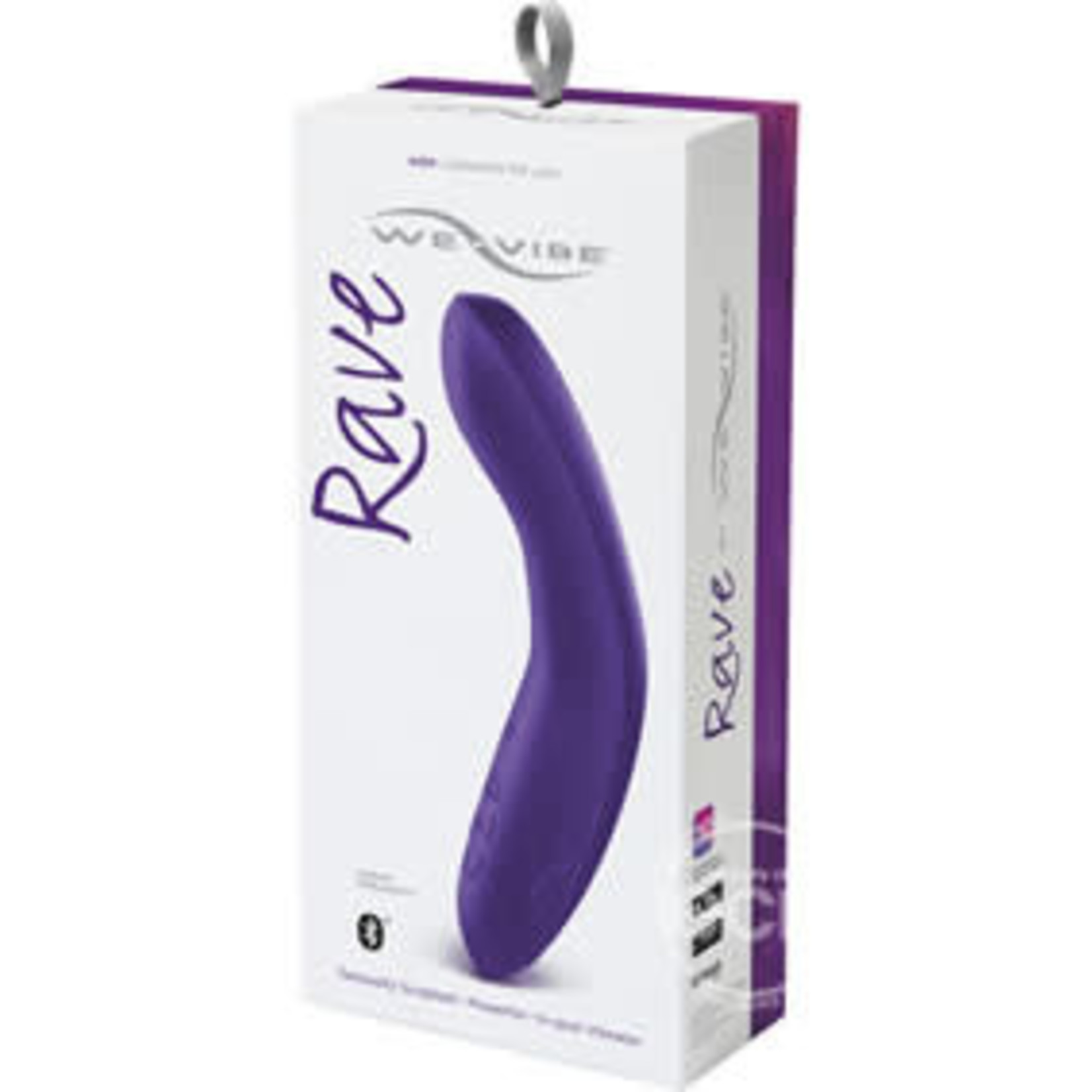 We-Vibe Rave Rechargeable Silicone G-Spot Vibrator - Purple