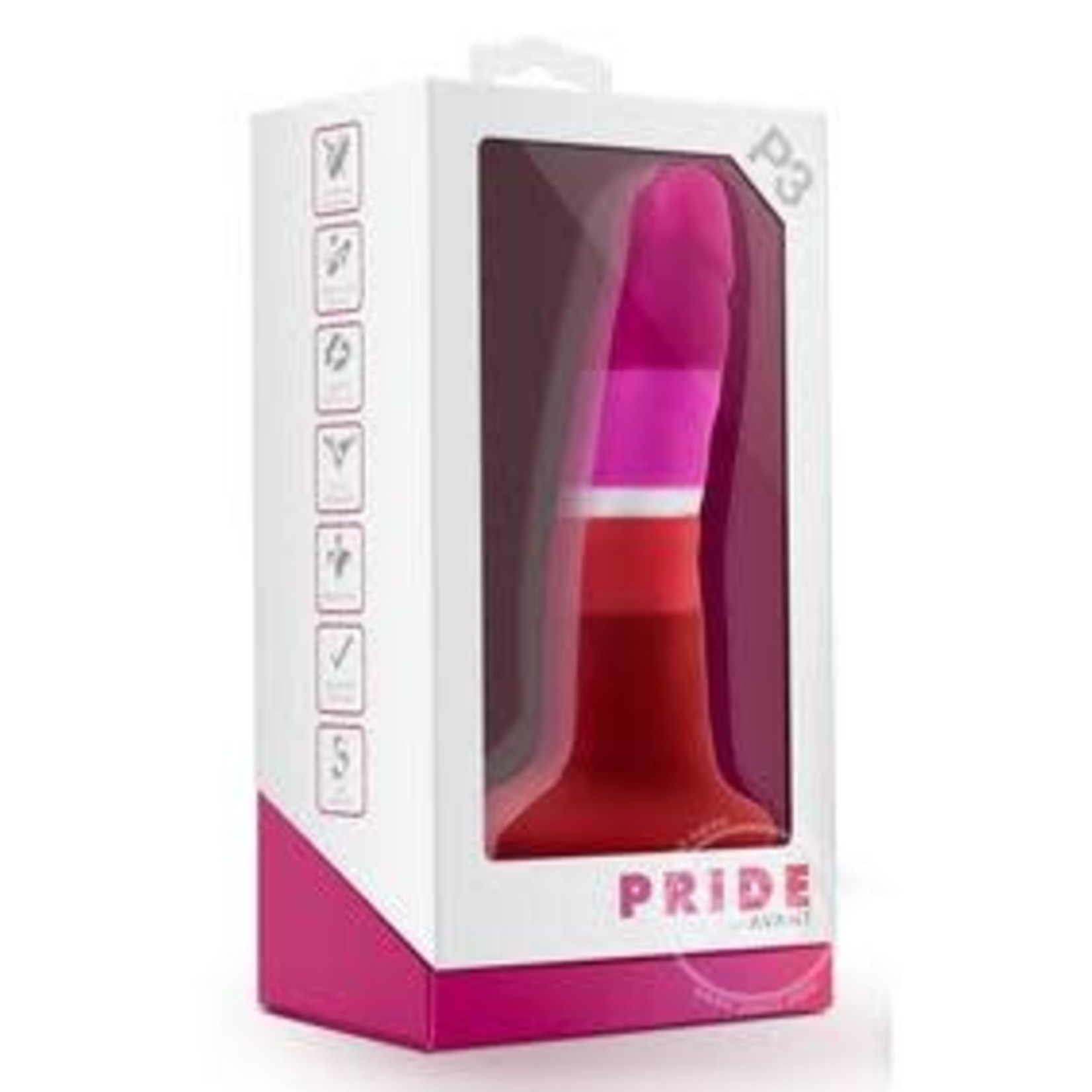 Blush Avant Pride P3 Silicone Dildo Waterproof Beauty 6 Inch