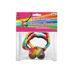 Rainbow Boobie Candy Necklace