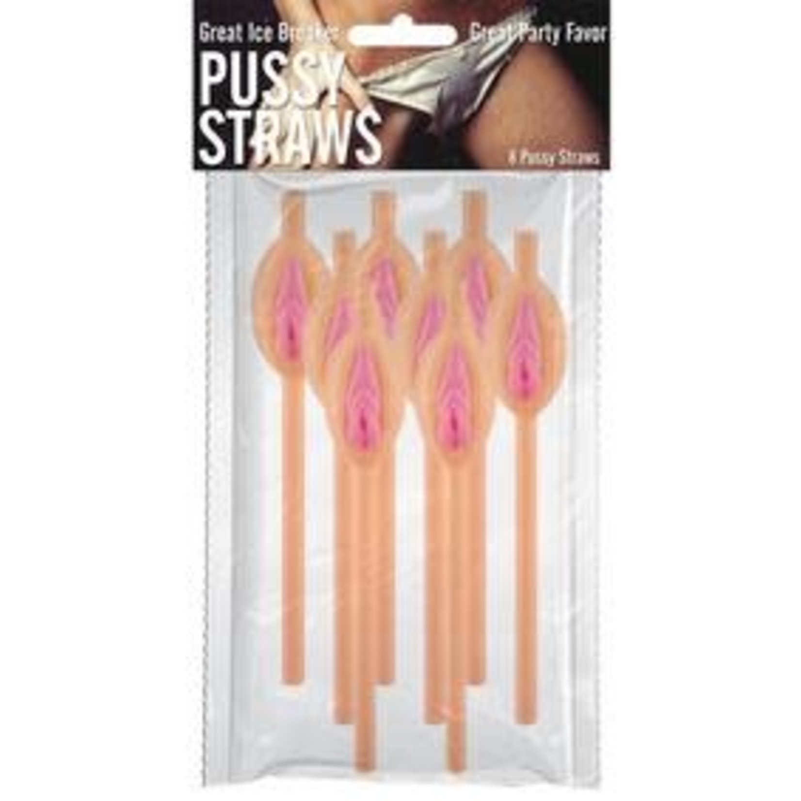 Pussy Straws Flesh 8 Pieces Per Pack