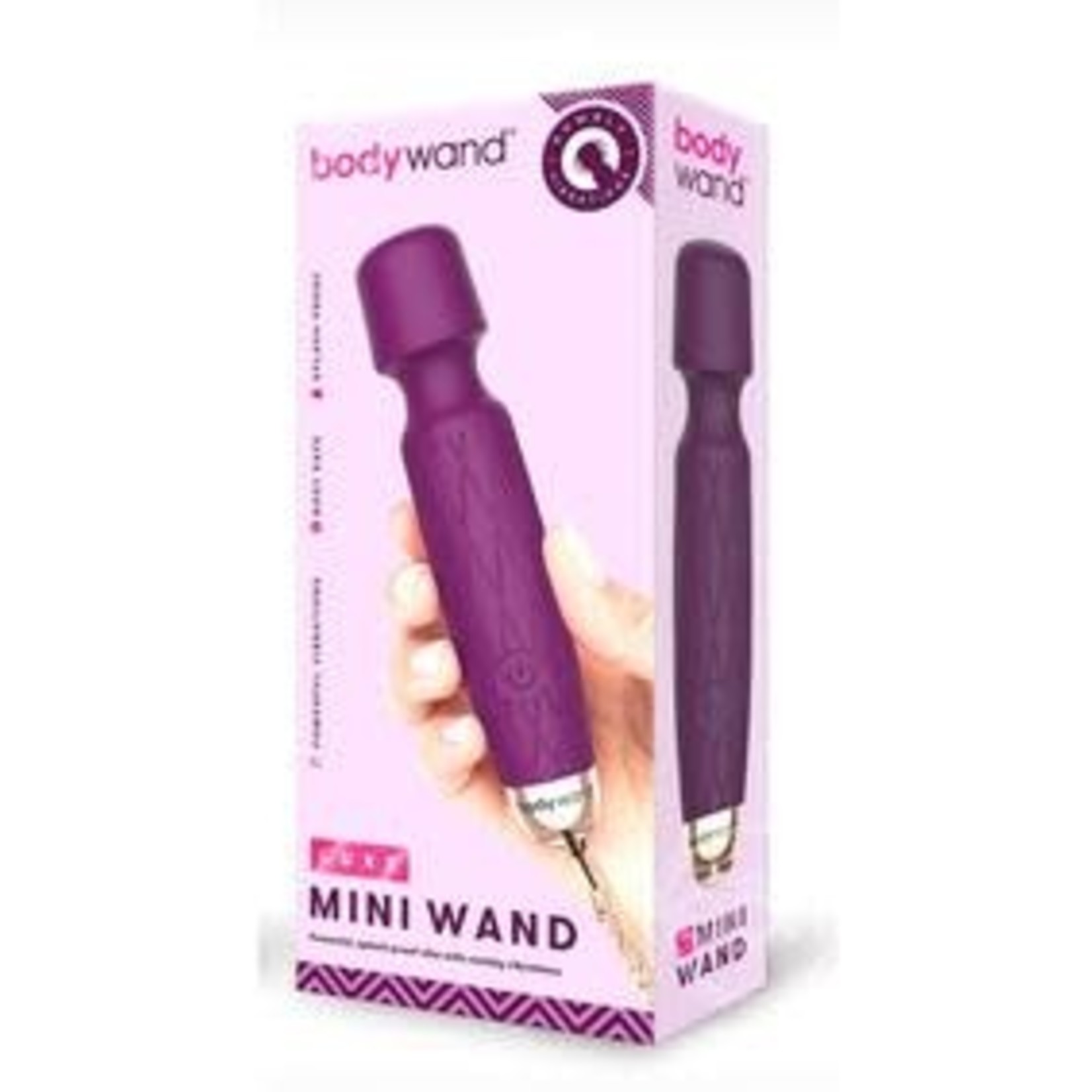 Bodywand Luxe Mini Wand Rechargeable Silicone Wand Massager - Purple