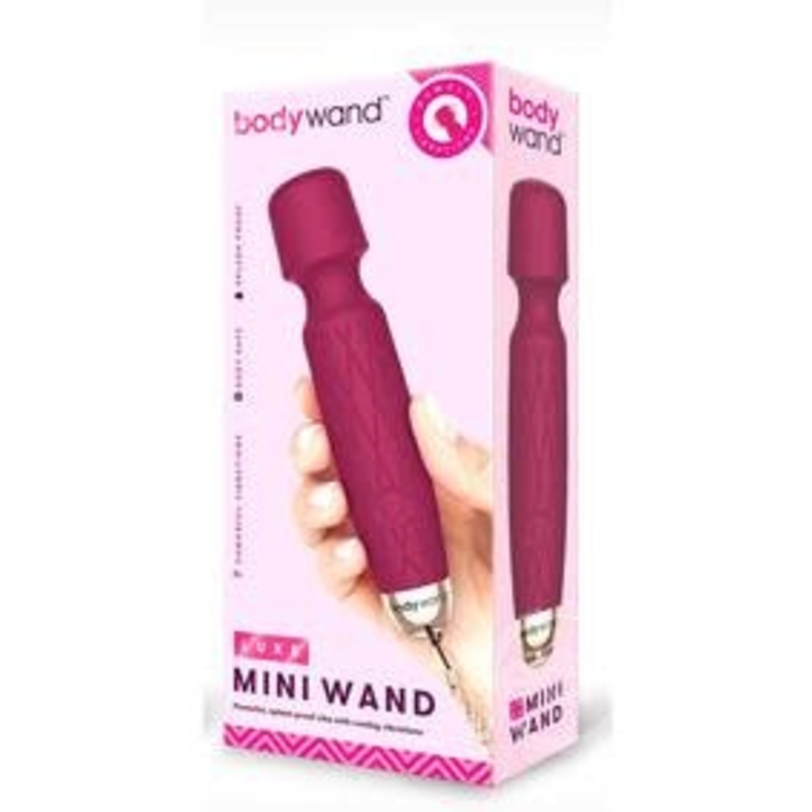 Bodywand Luxe Mini Wand Rechargeable Silicone Wand Massager - Pink