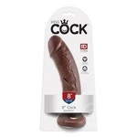 King Cock Dildo 8in - Chocolate