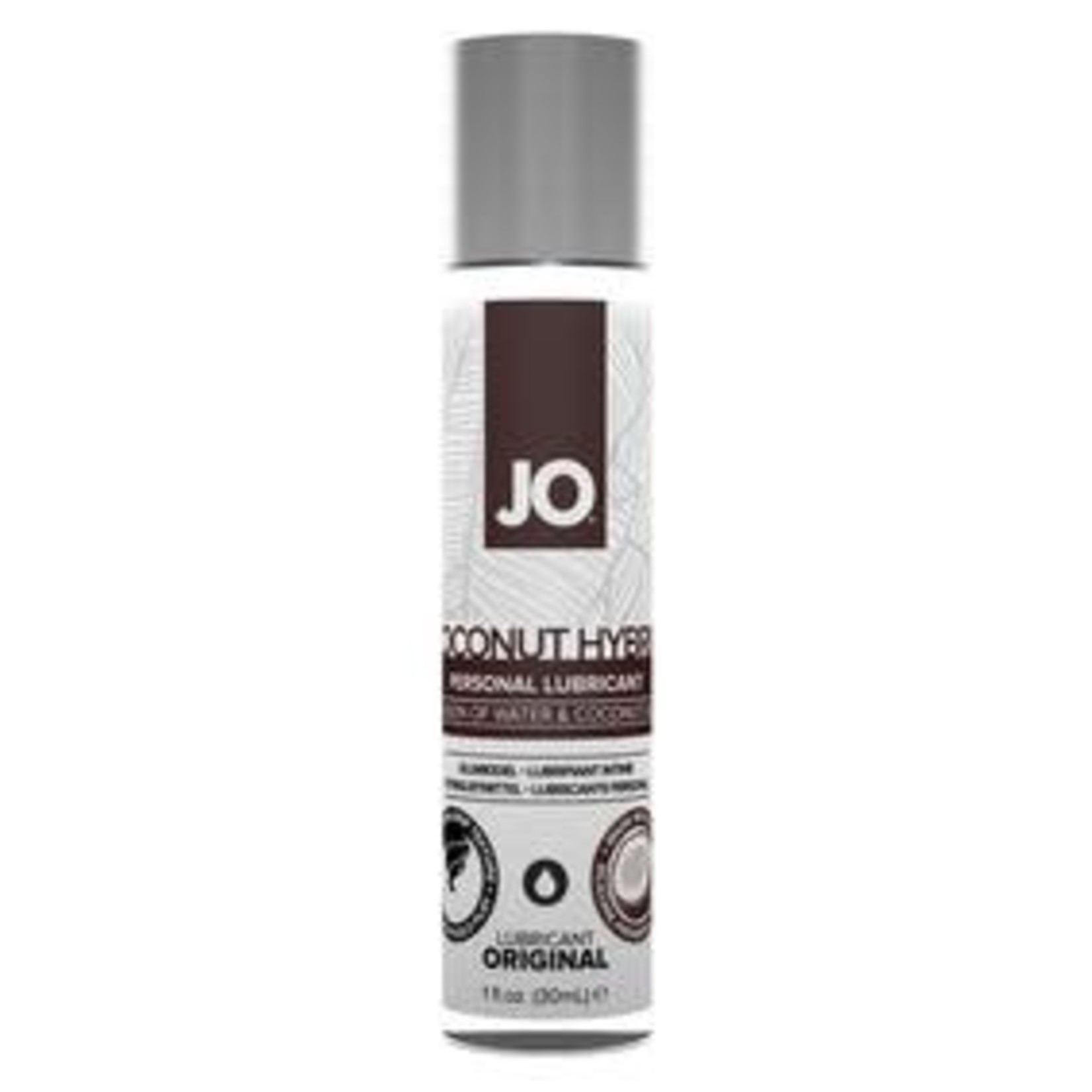 Jo Silicone Free Hybrid Original Personal Lubricant Water And Coconut Oil 1 Ounce