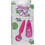 Booty Call Booty Glider Silicone Vibrating Butt Plug with Remote Control -Pink