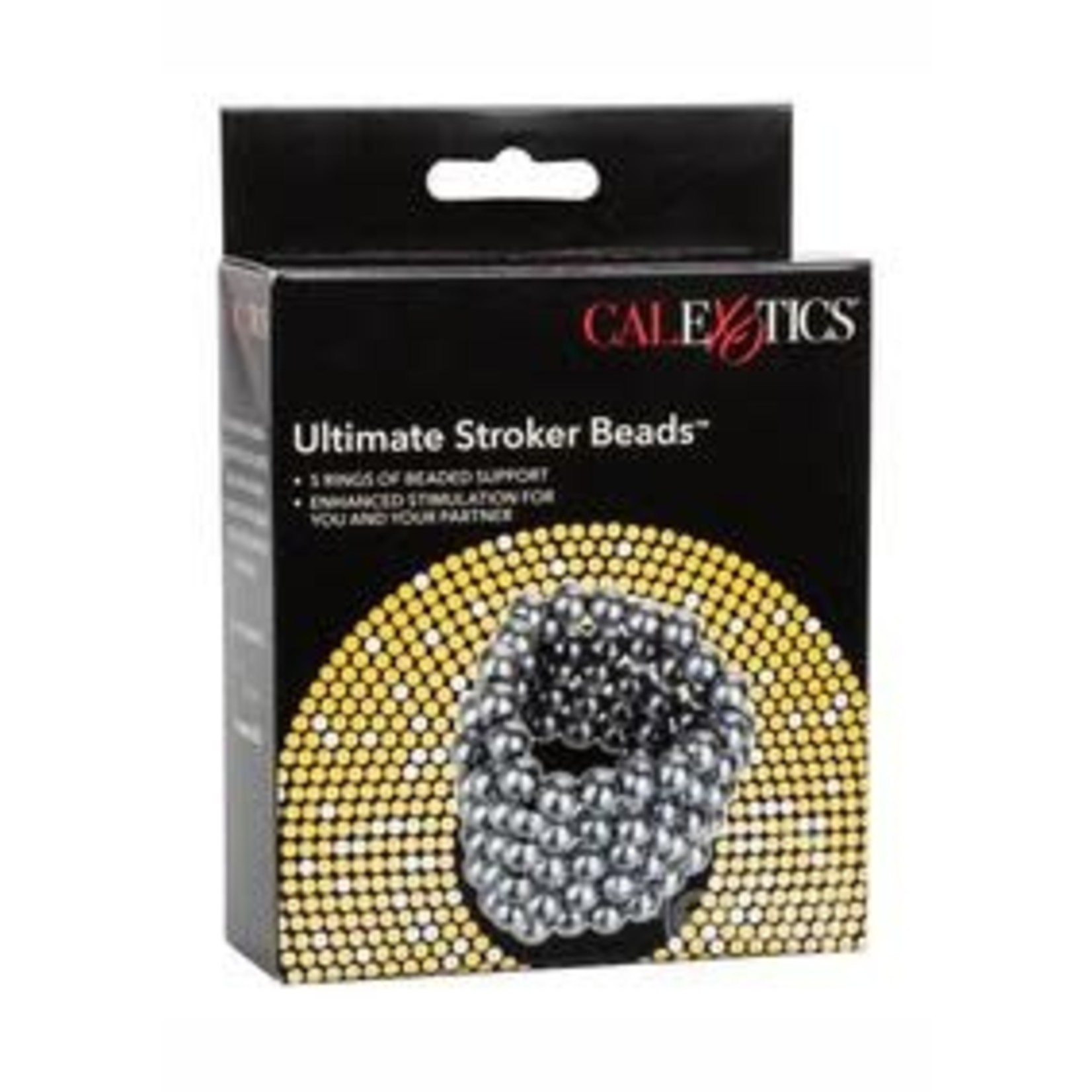 Ultimate Stroker Beads Cock Ring - Silver