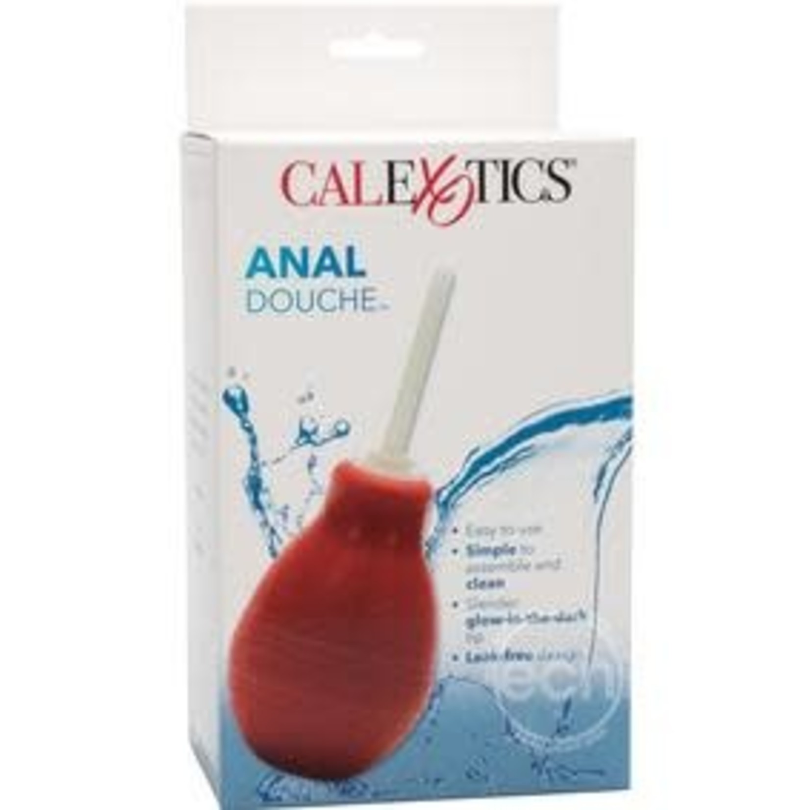 Anal Douche Glow in The Dark Tip - Red And Clear