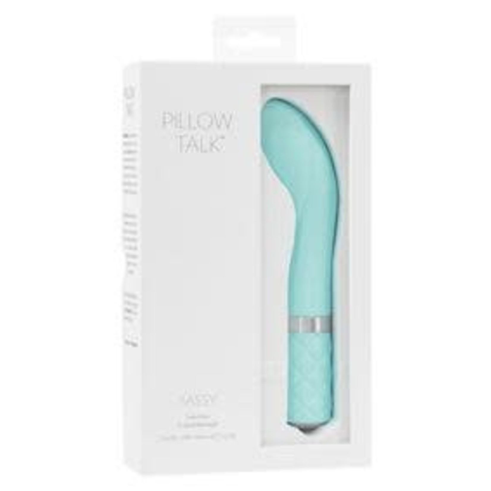 Pillow Talk Sassy G-Spot Massager-Teal 7.75"
