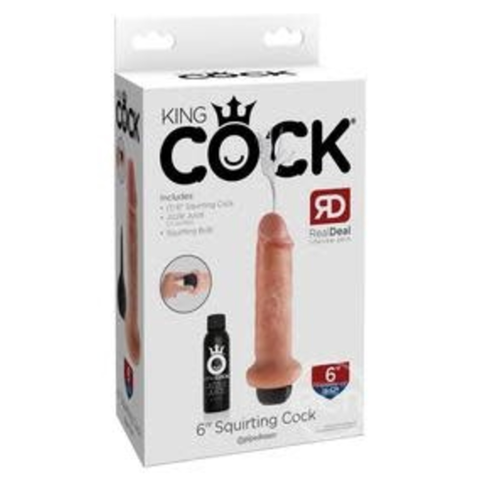 King Cock Squirting Cock-Flesh 6"