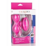 Dual Motor Kegel System Rechargeable Vibrating Silicone Kegal Balls With Remote Control - Pink