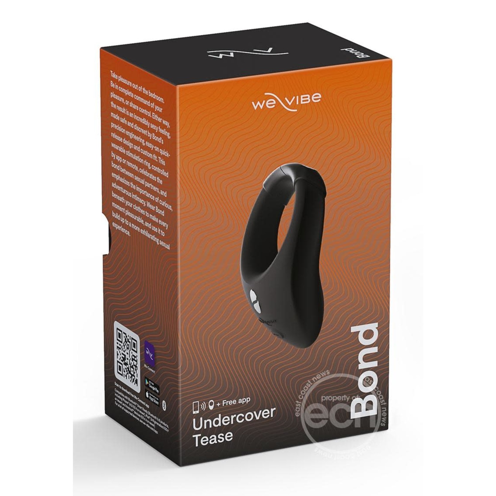 We-Vibe Bond Rechargeable Silicone Cock Ring - Black