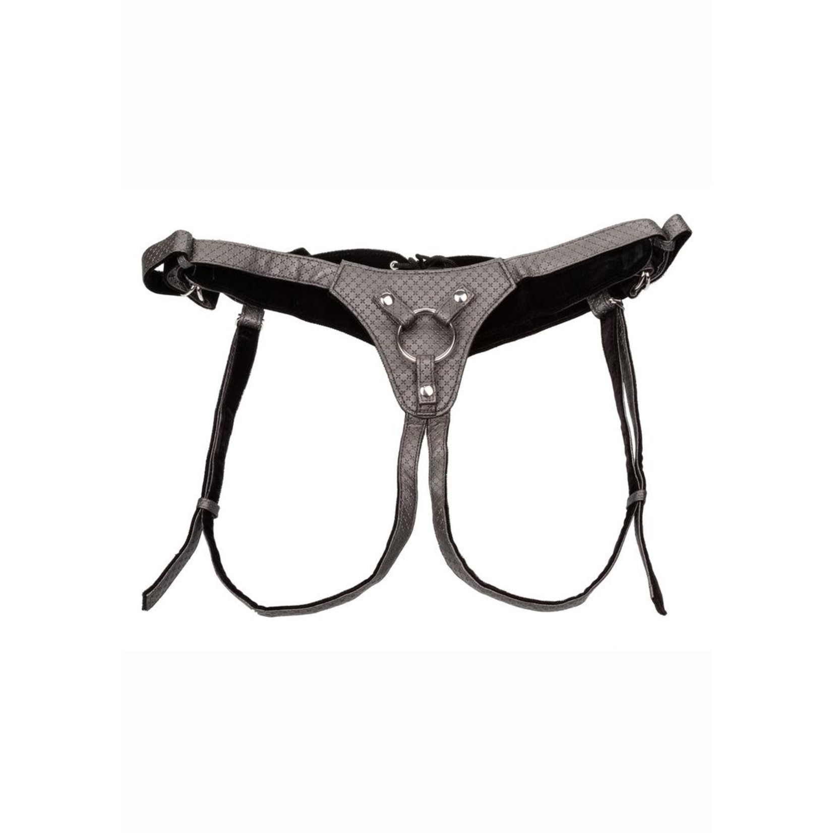 Her Royal Harness The Regal Queen Adjustable Harness - Pewter