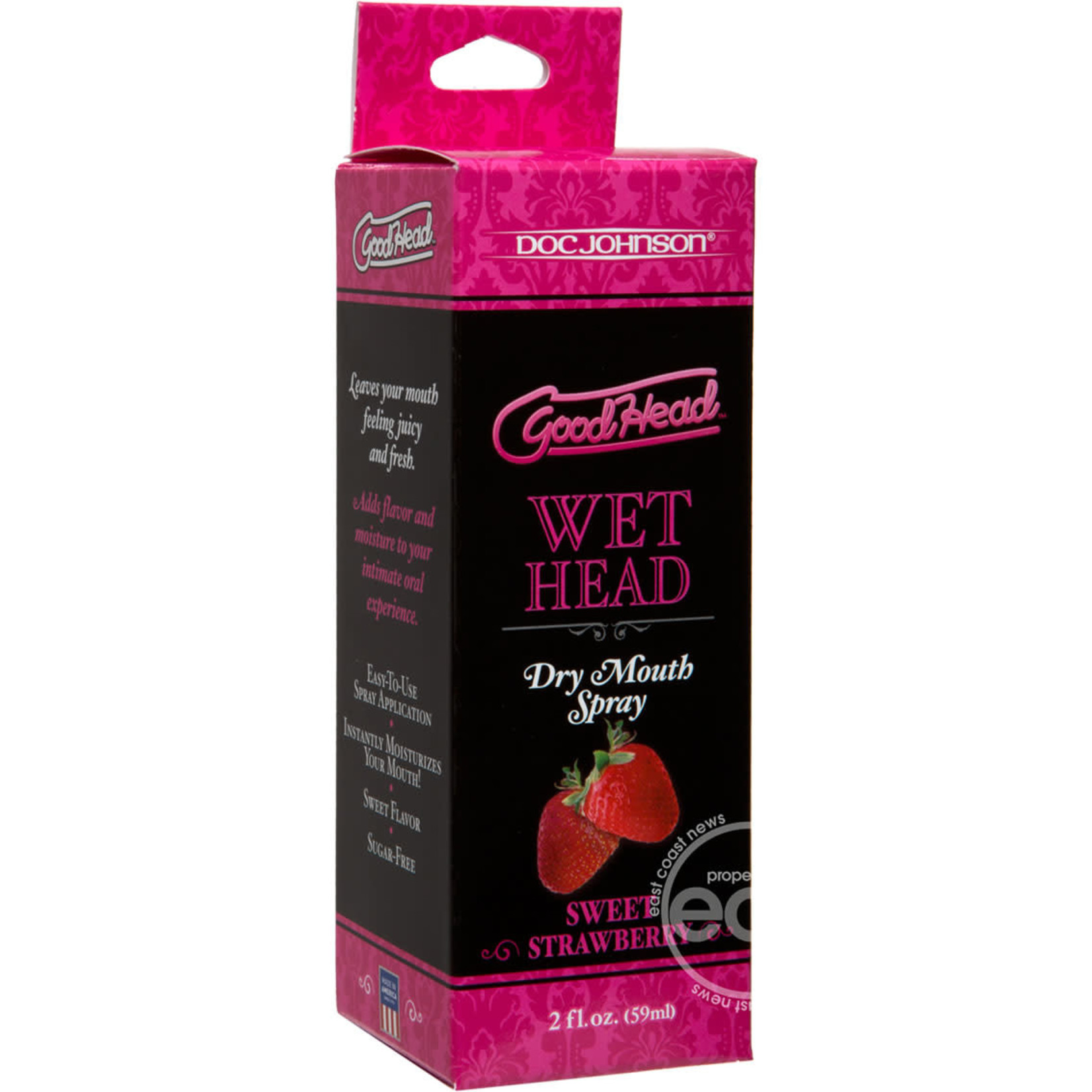 Goodhead Wet Head Dry Mouth Spray Sweet Strawberry 2oz