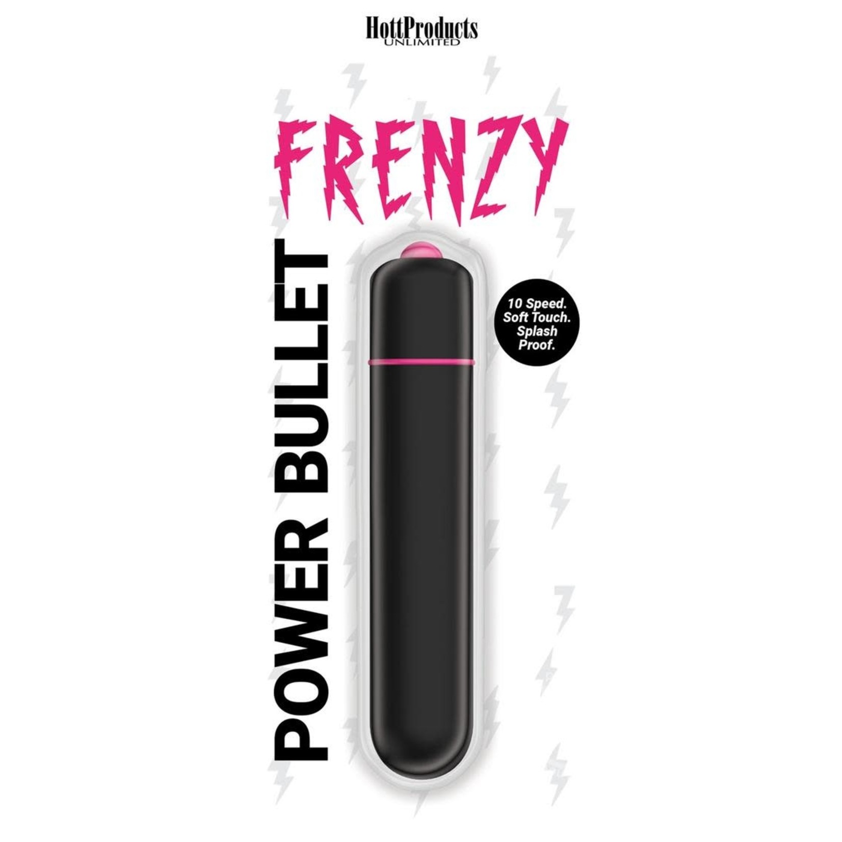 Frenzy Silicone Bullet - Black