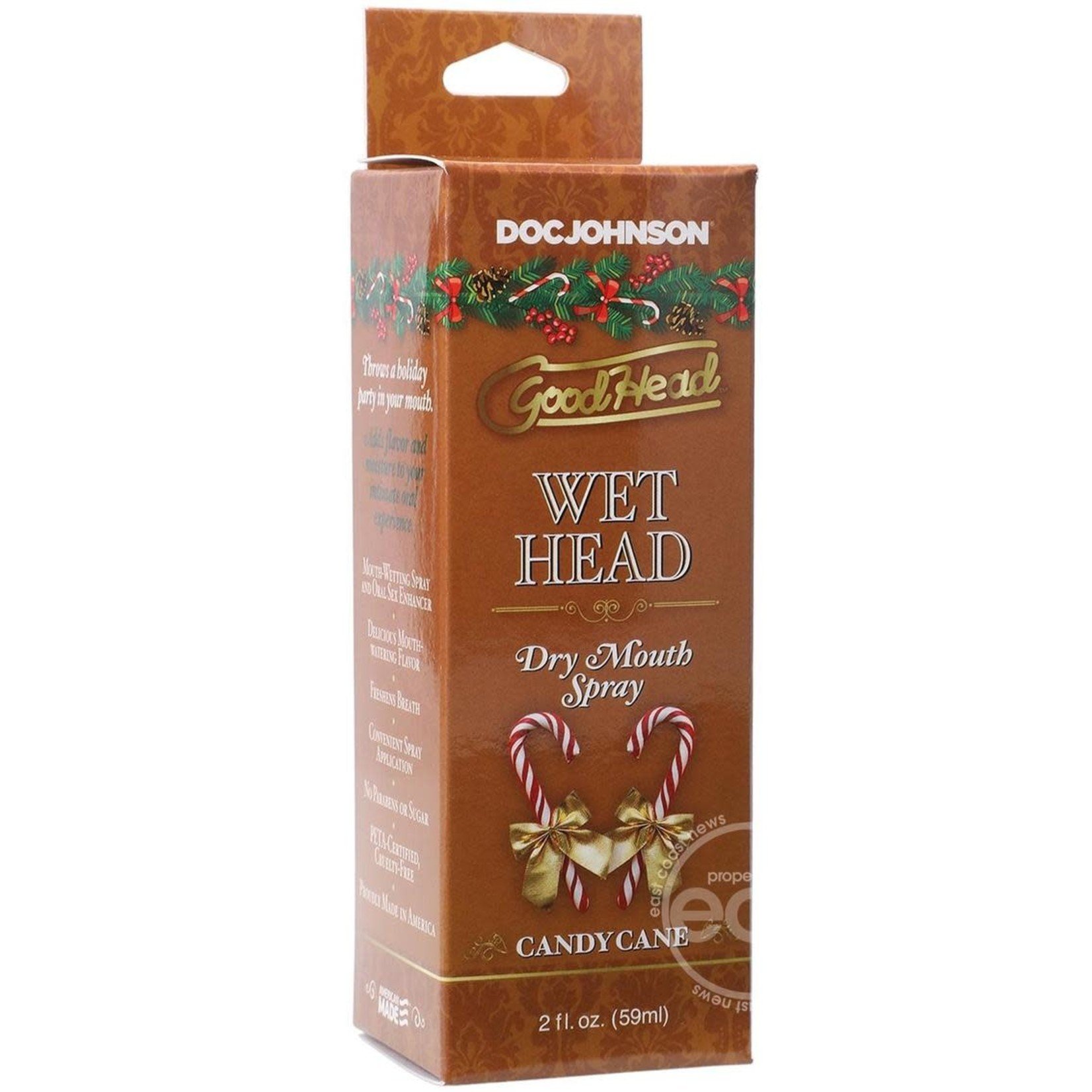 GoodHead Holiday Wet Head Dry Mouth Spray 2oz - Candy Cane