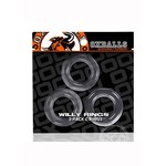 Oxballs Willy Rings Cock Ring (3 Pack) - Clear