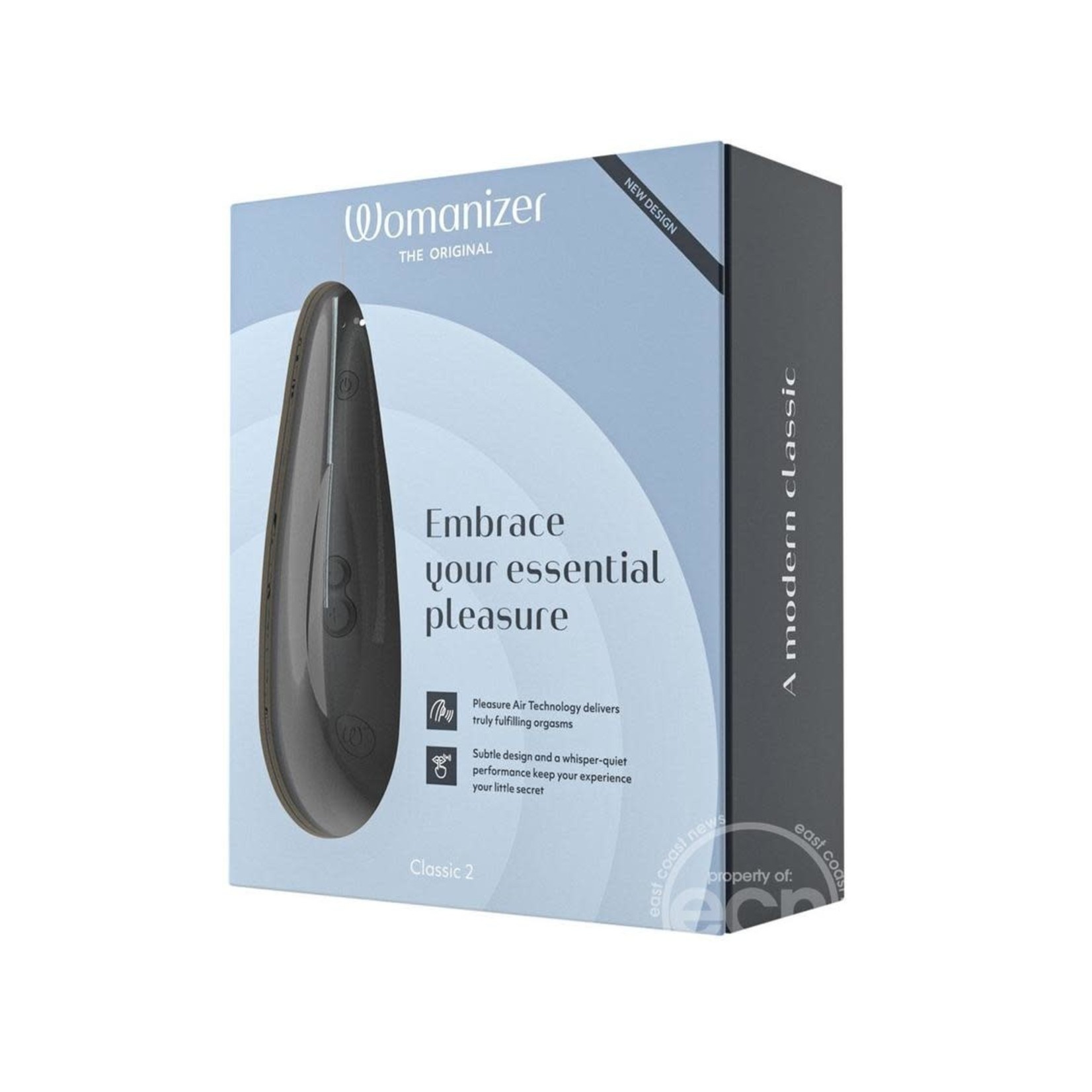 Womanizer Classic 2 Rechargeable Silicone Clitoral Stimulator - Black