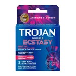 Trojan Double Ecstasy Condoms 3 Pack