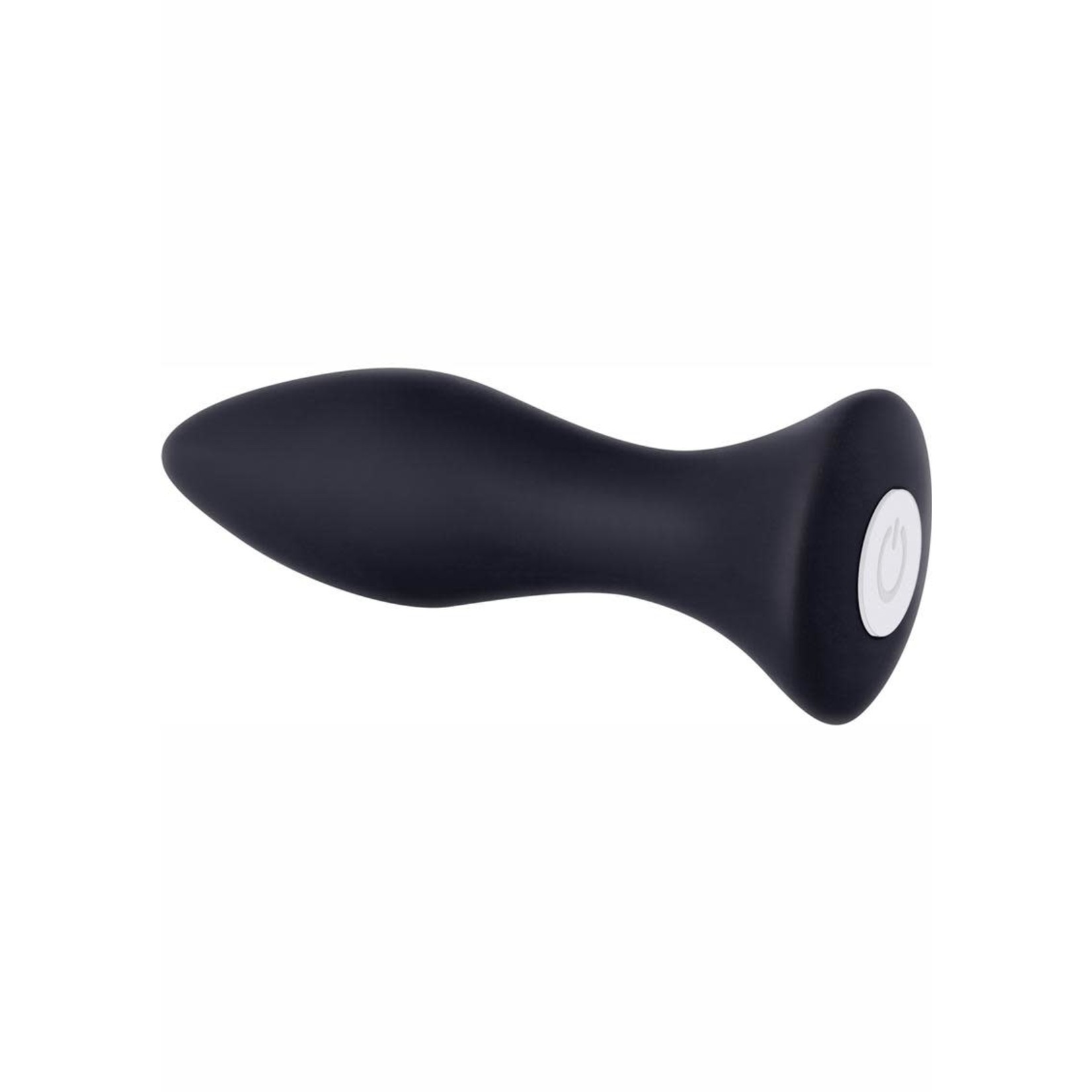 Mighty Mini Rechargeable Silicone Anal Plug With 20 Functions And Speeds - Black