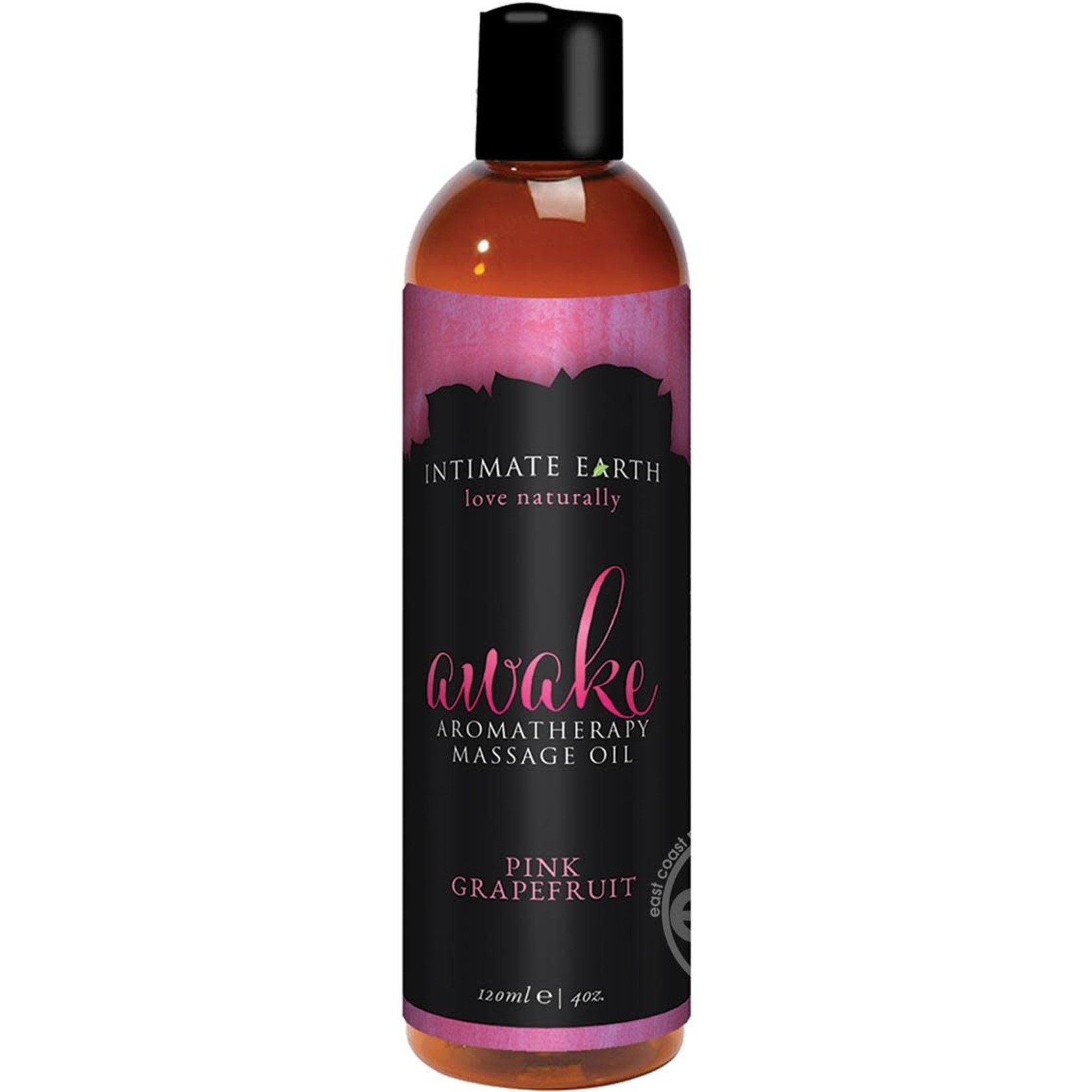 Intimate Earth Aromatherapy Oil Awake-Pink Grapefruit  4oz