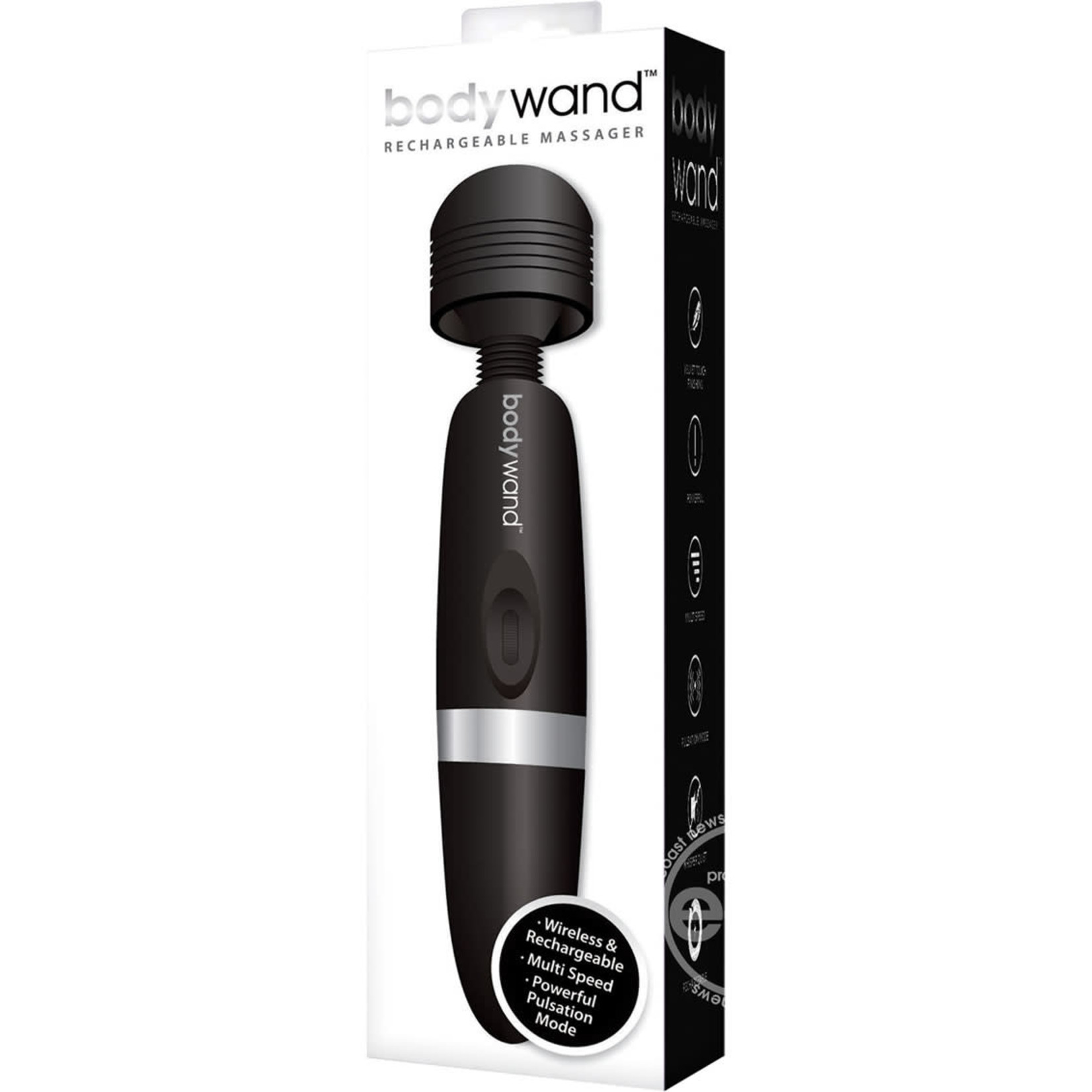 Bodywand Rechargeable Silicone Wand Massager Large - Black