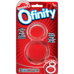 Ofinity Super Stretchy Double Silicone Cockring Waterproof Clear