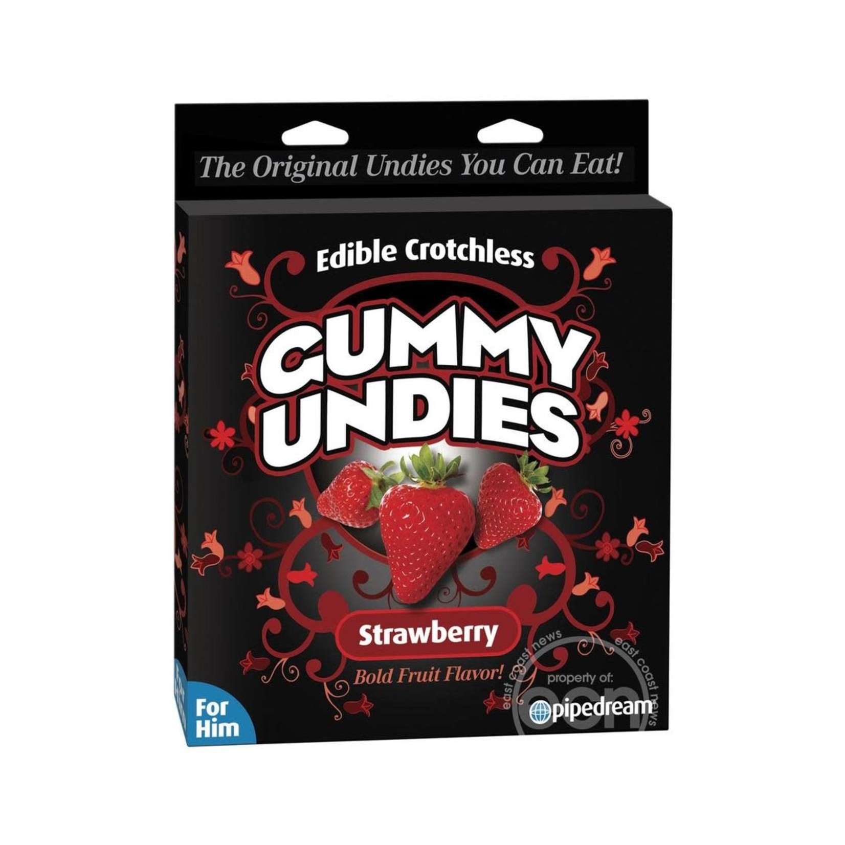 Edible Male Gummy Undies - Strawberry