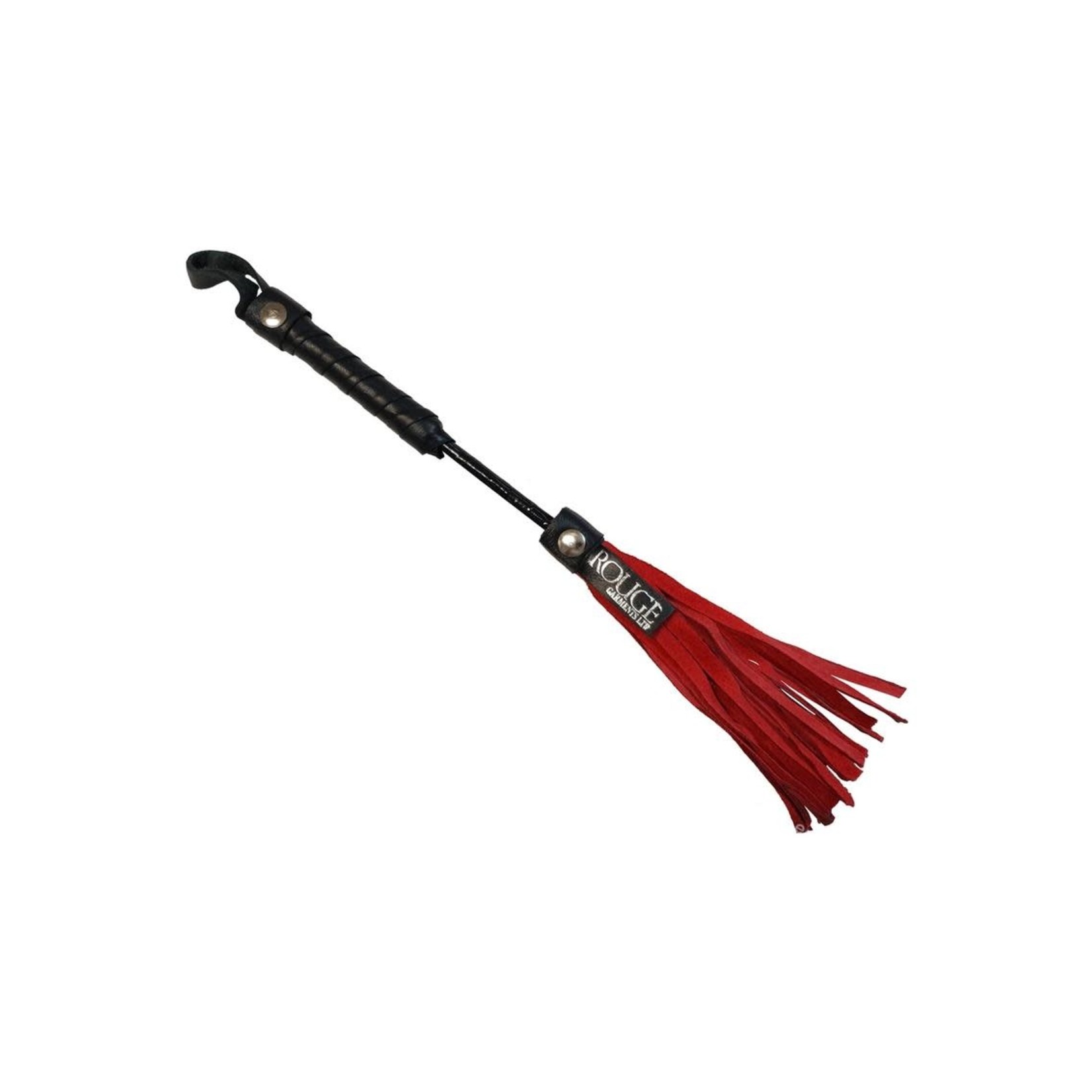 Rouge Leather Mini Flogger - Red