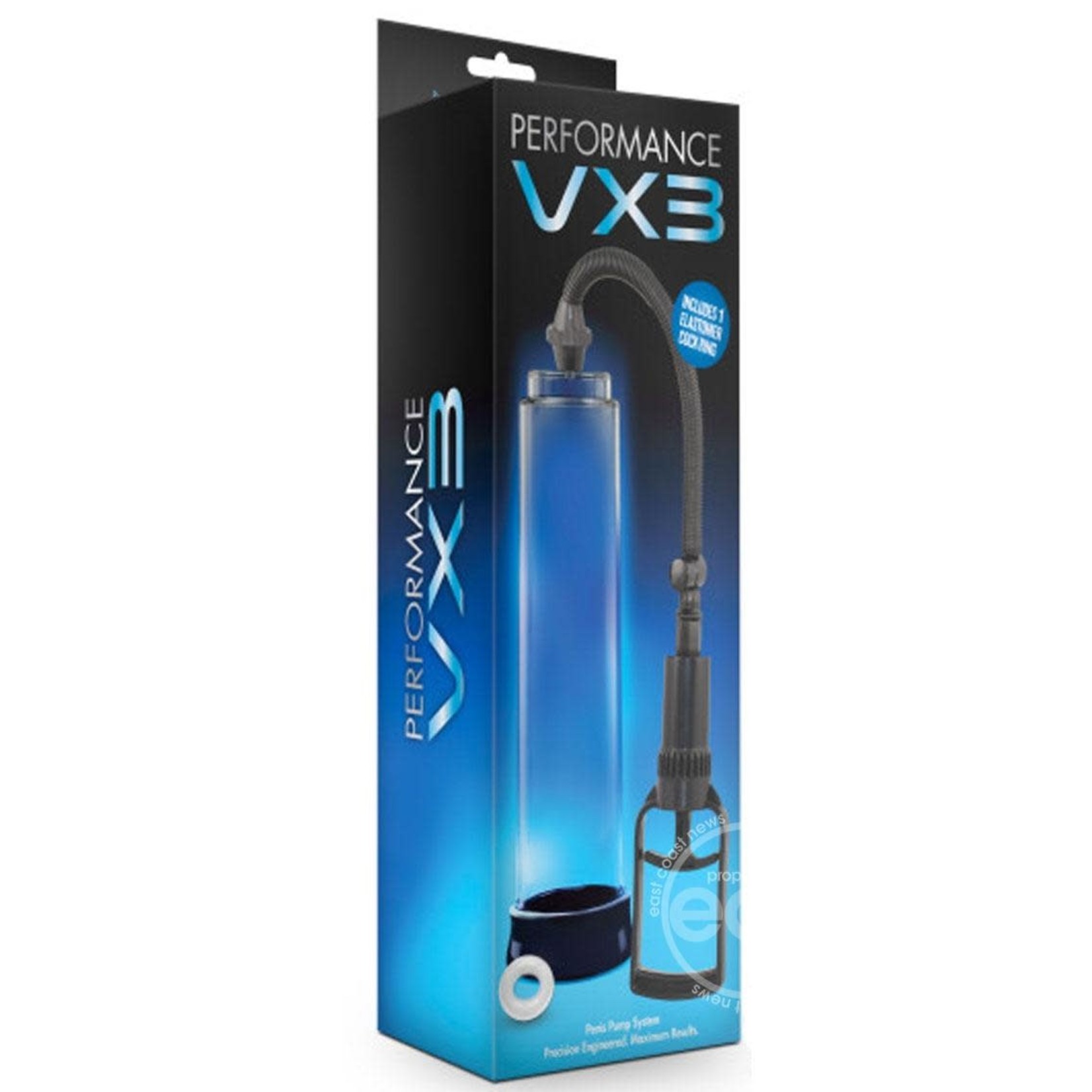 Performance VX3 Male Enhancement Penis Pump System 10in - Clear