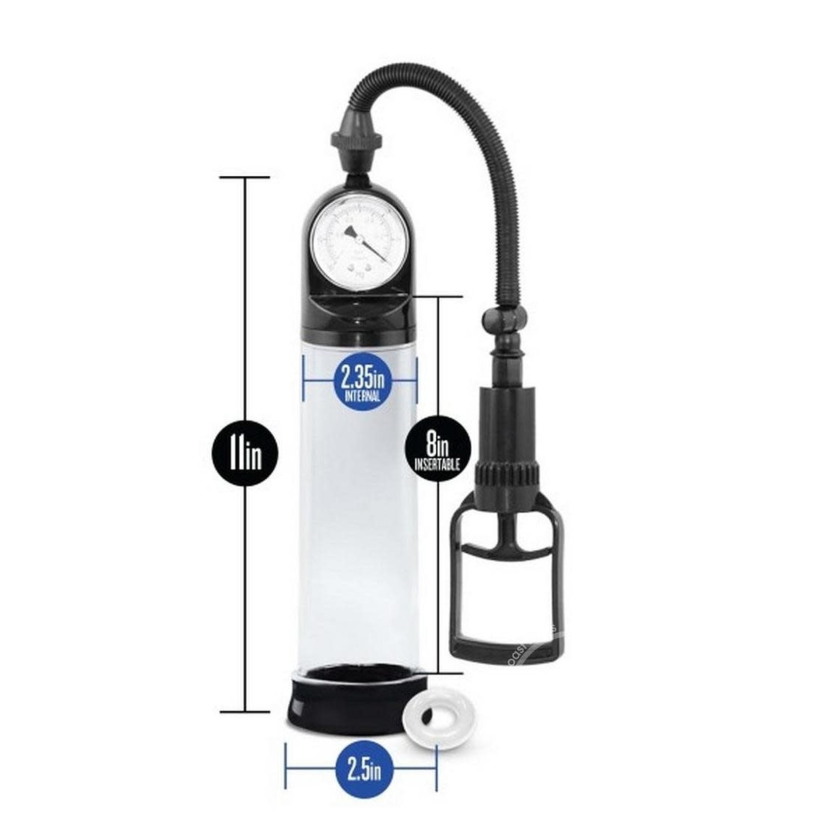 Performance VX3 Male Enhancement Penis Pump System 10in - Clear