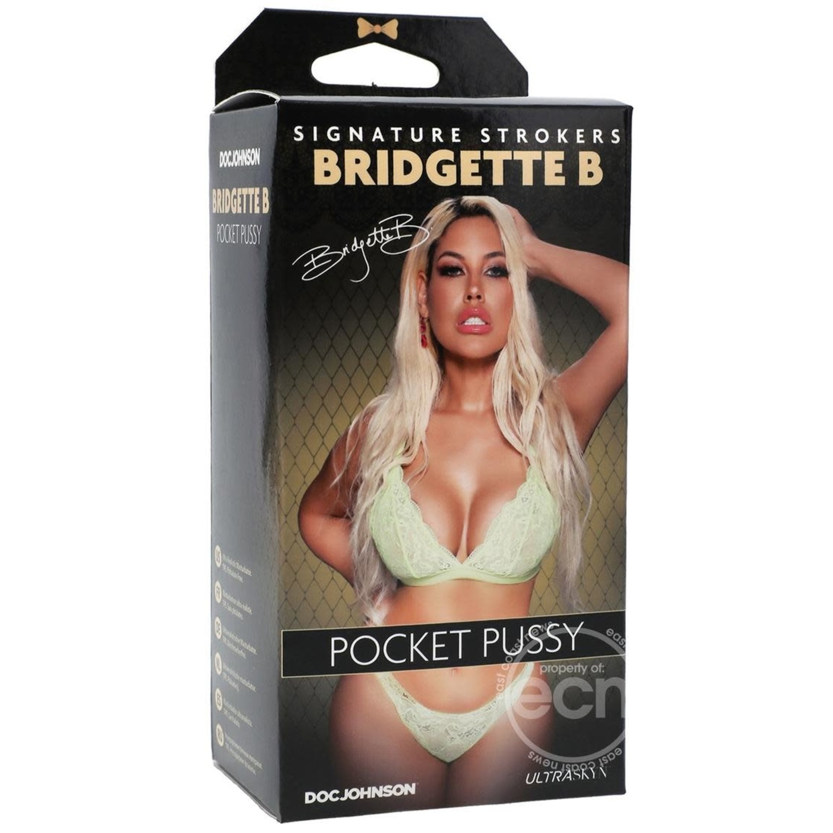 Signature Strokers Bridgette B Ultraskyn Pocket Masturbator - Pussy - Vanilla