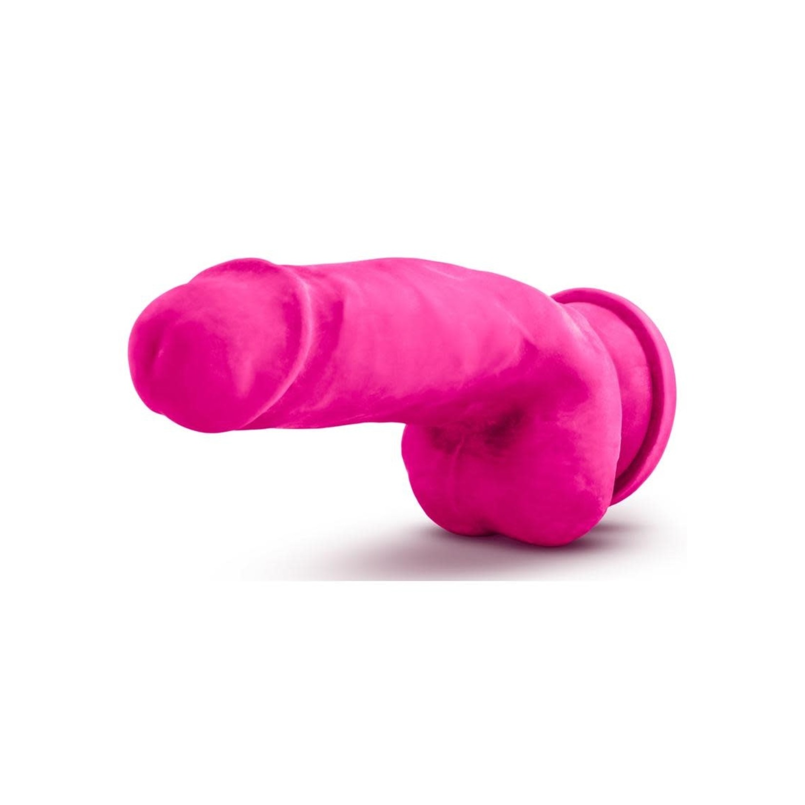 Au Naturel Bold Beefy Dildo With Suction Cup 7in - Pink