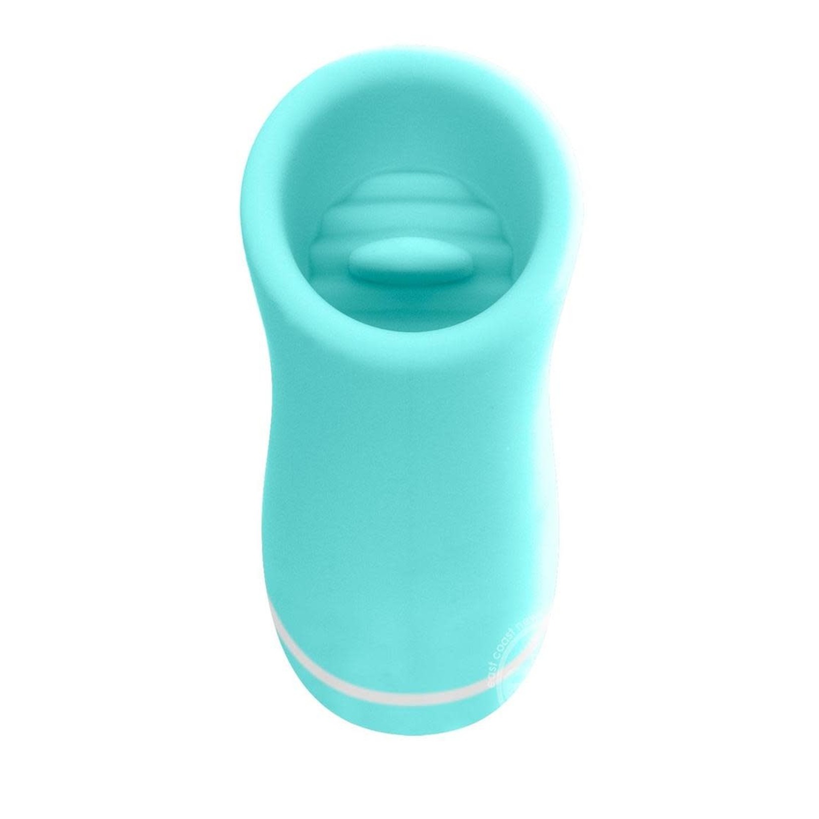 VeDO Liki Rechargeable Silicone Flicker Vibrator - Tease Me Turquoise