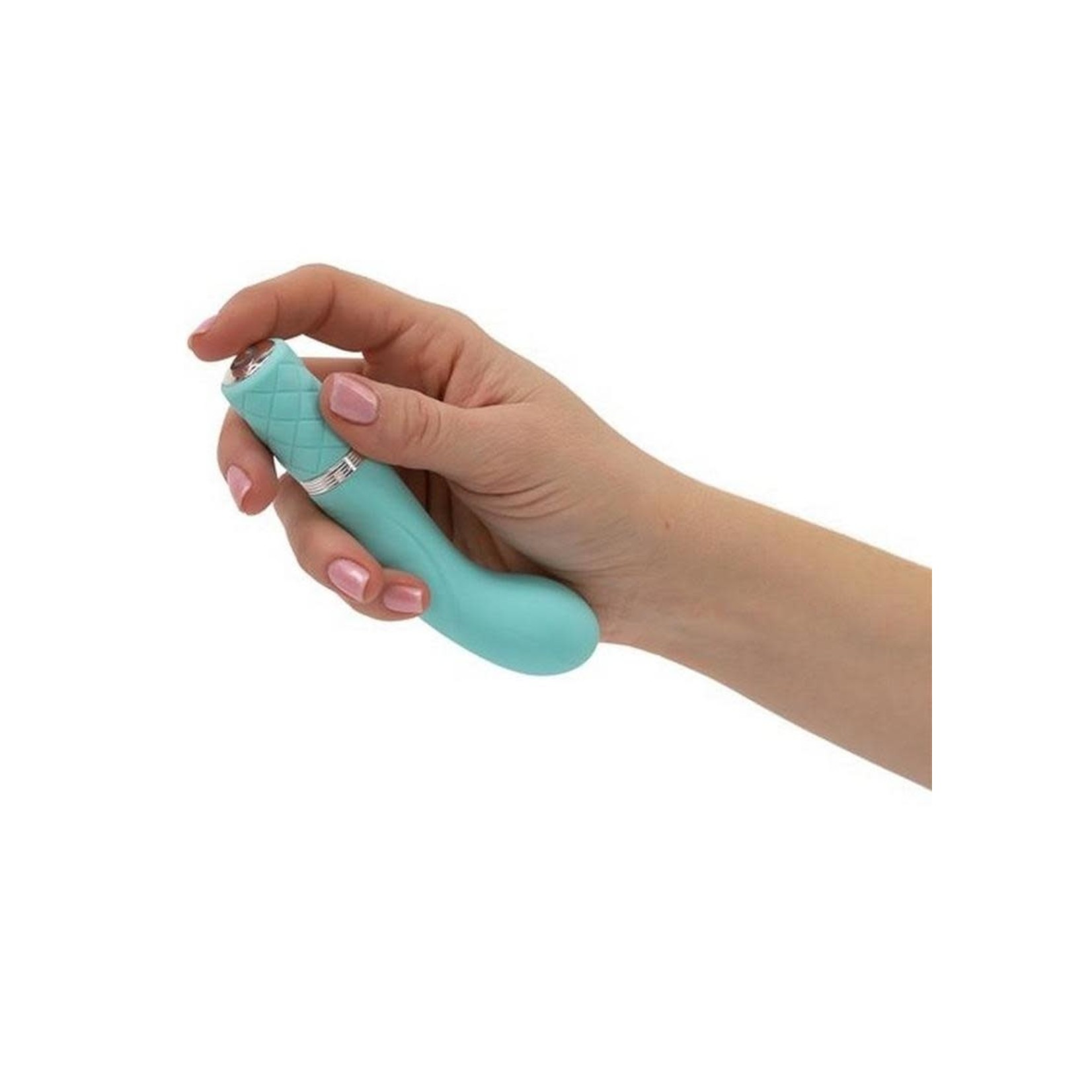 Pillow Talk Racy Mini Massager-Teal 5"