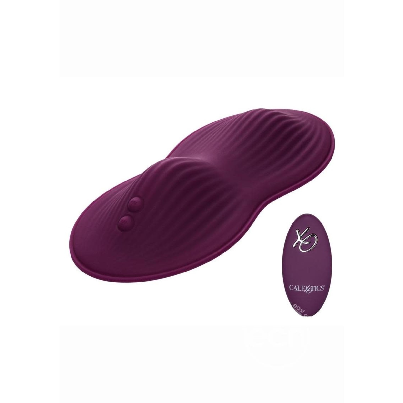 Lust Remote Control Dual Rider Rechargeable Silicone Massager - Purple