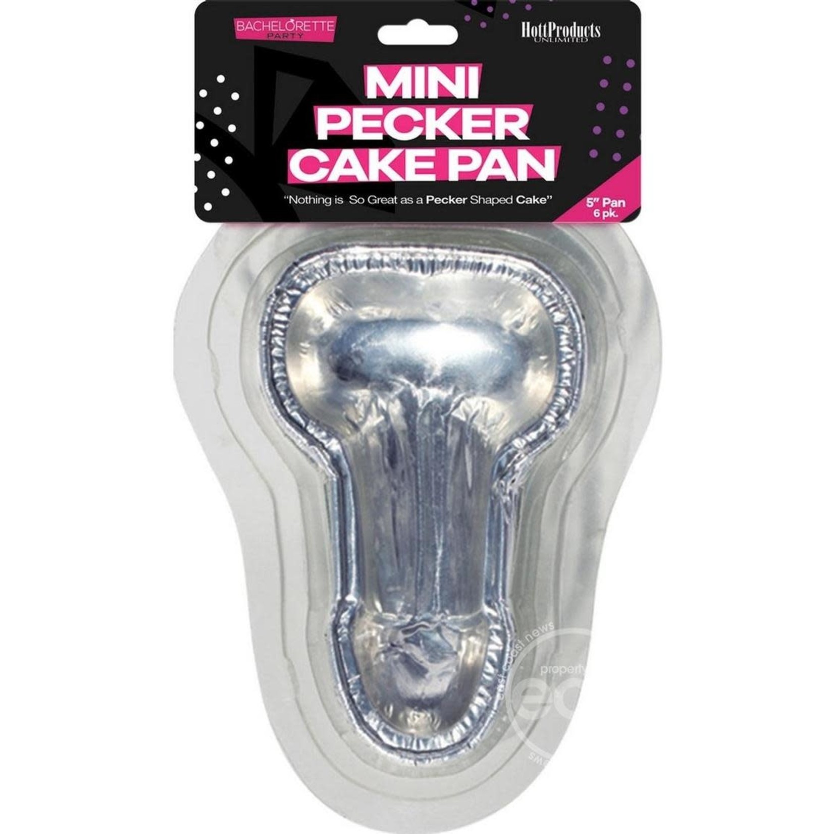 Bachelorette Peter Party Cake Pan 5 Inch 6 Per Pack