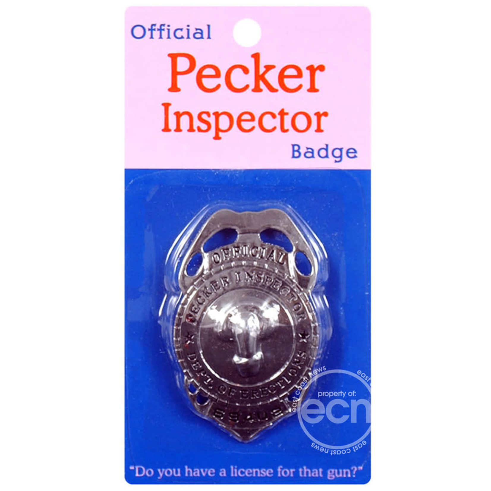 Pecker Inspector Badge