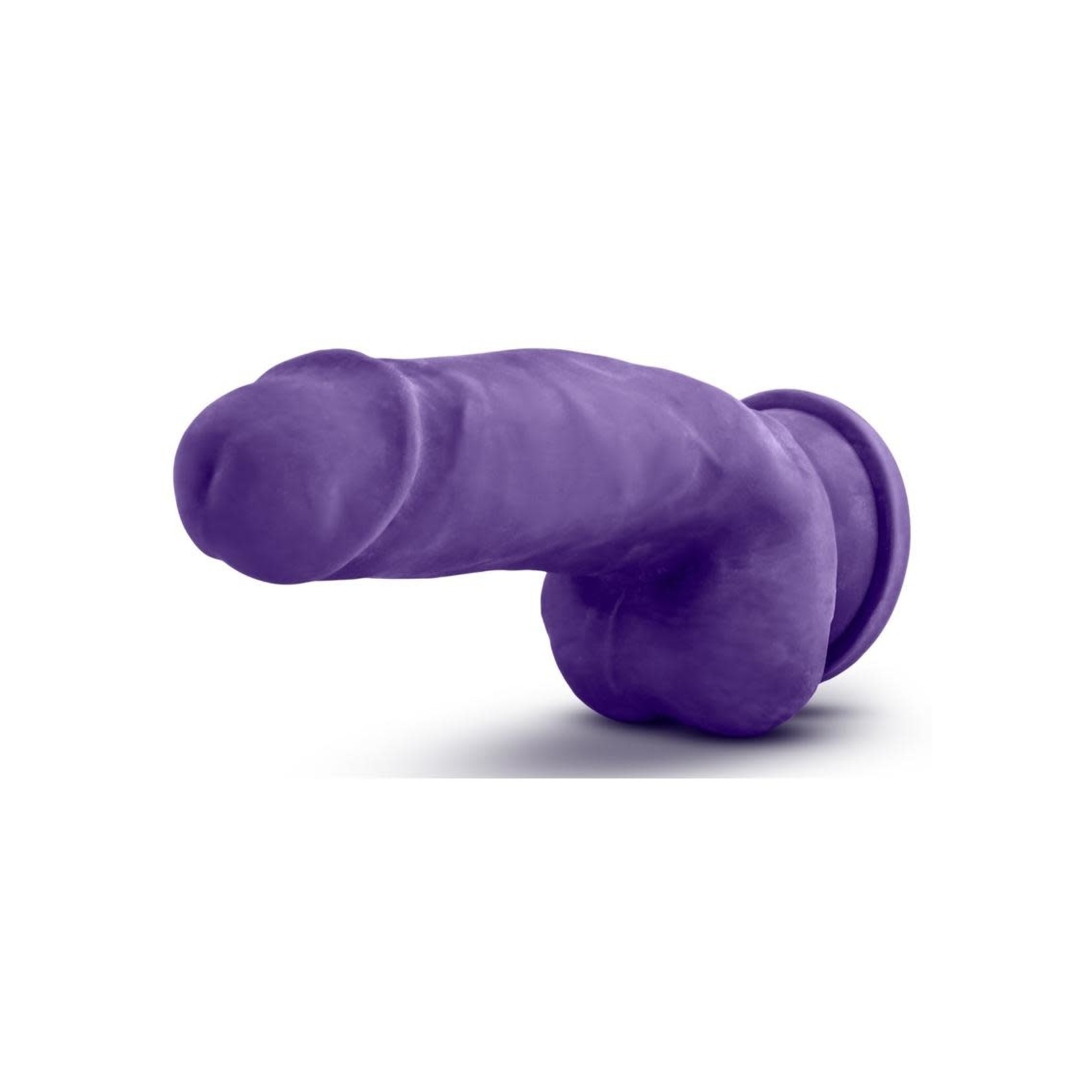 Au Naturel Bold Beefy Dildo With Suction Cup 7in - Purple