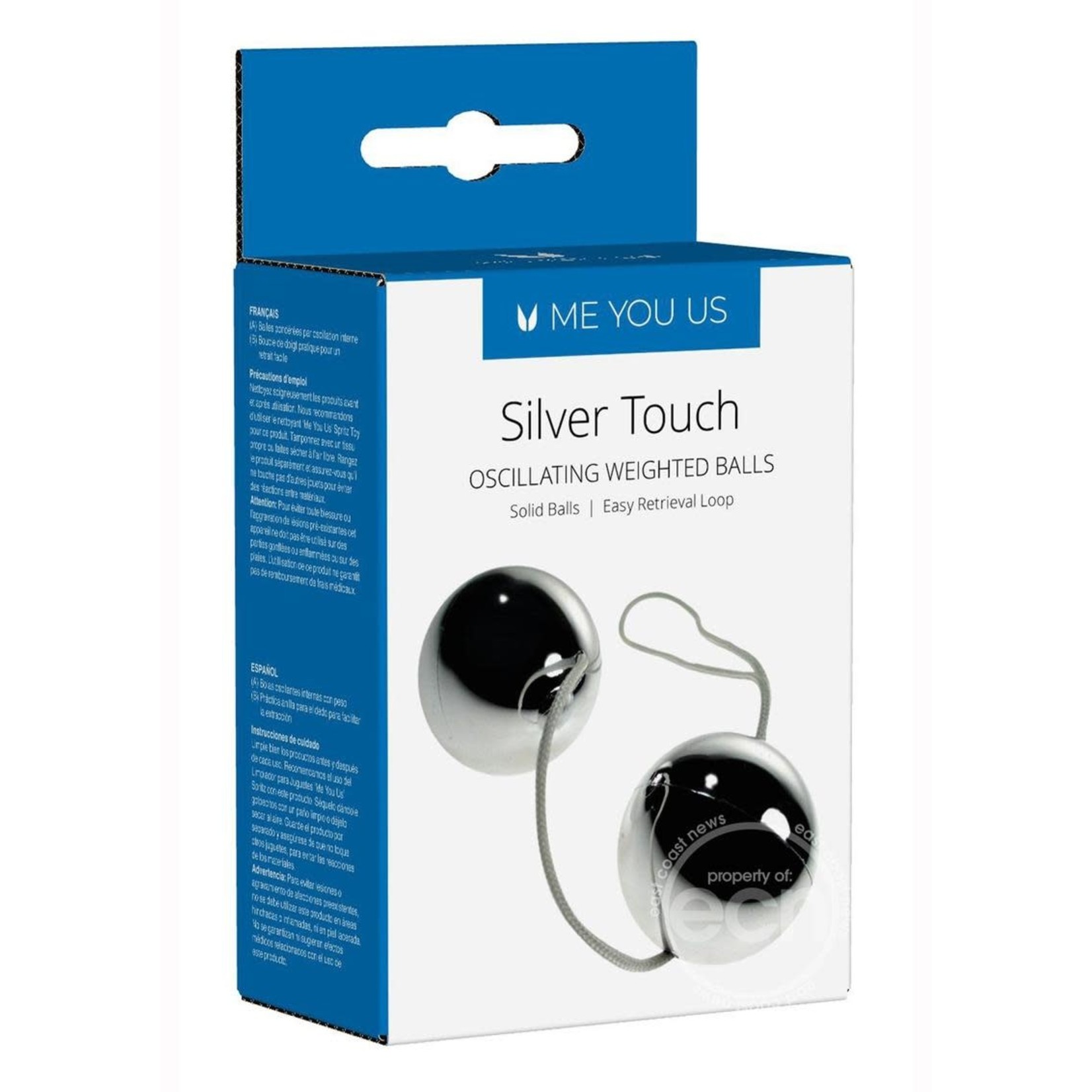 Minx Silver Touch Kegal Love Balls - Silver