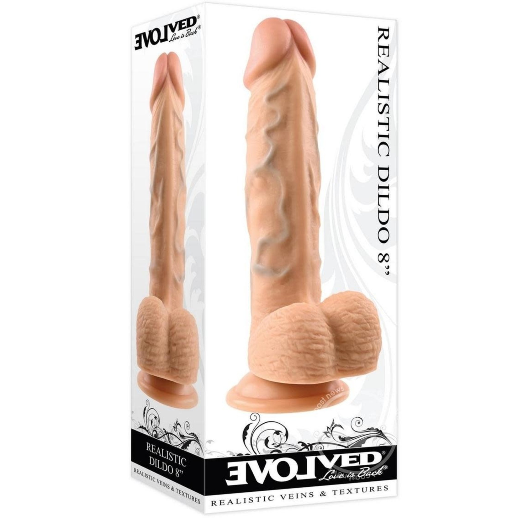 Realistic Dildo 8in - Vanilla