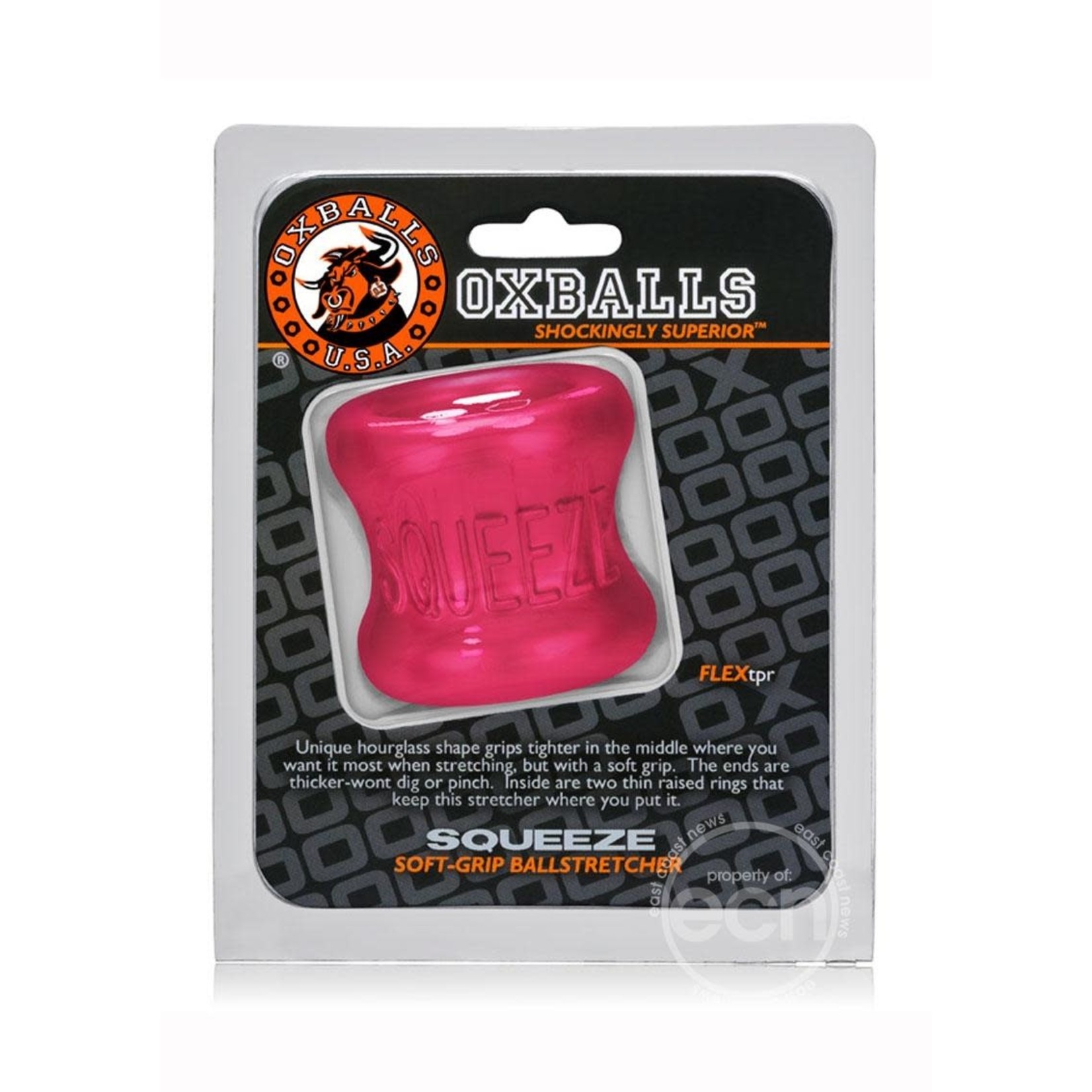 Oxballs Squeeze Soft Grip Ball Stretcher - Pink