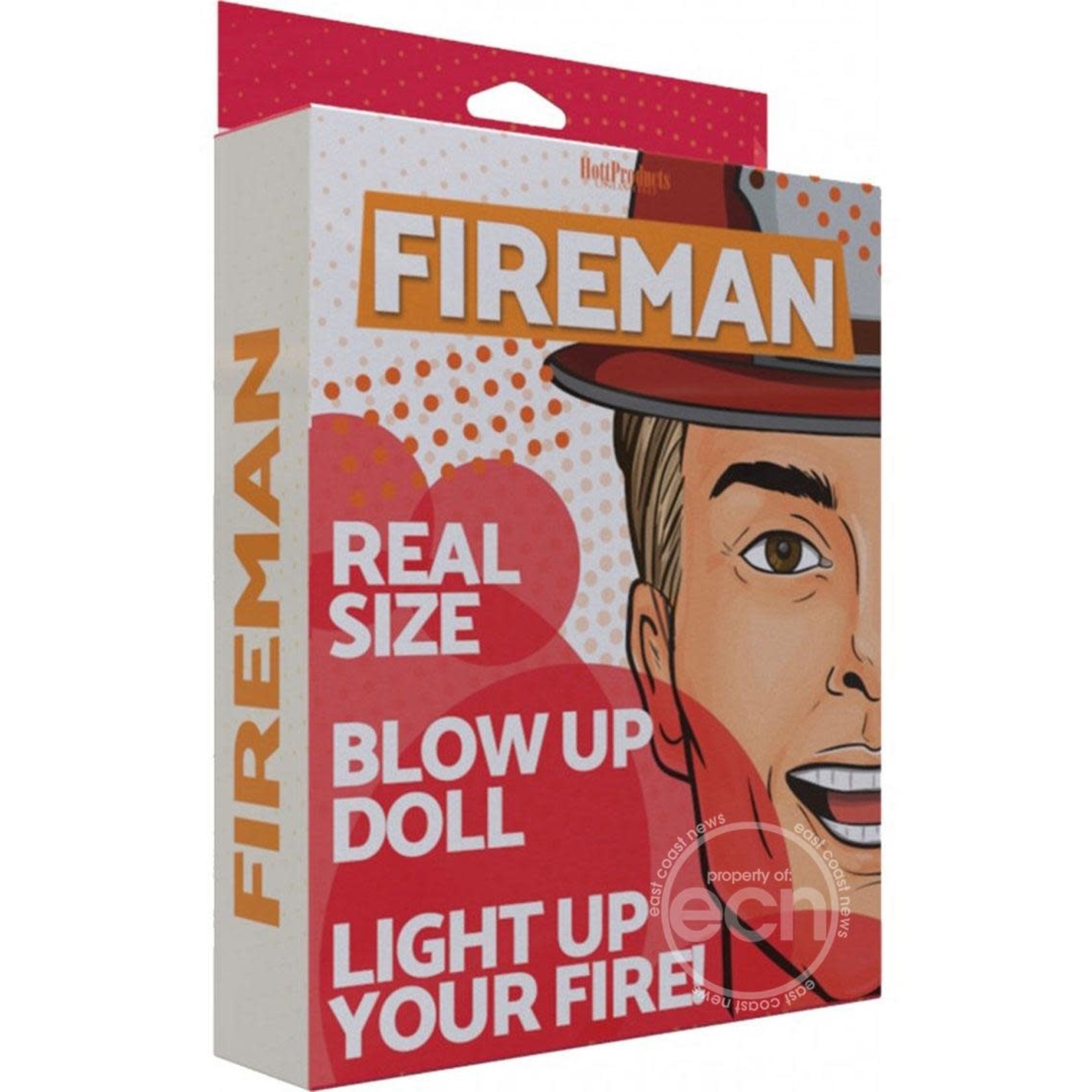 Fireman Blow-Up Doll 5.5ft - Vanilla