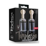 Temptasia Clit And Nipple Large Twist Suckers (Set of 2) - Clear